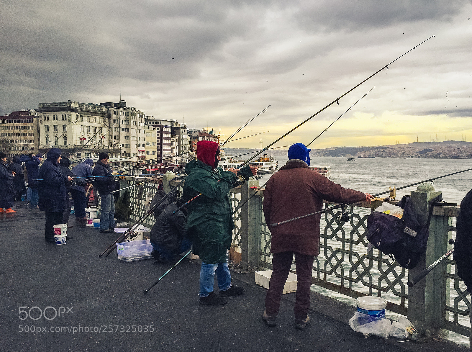 Apple iPhone 6 sample photo. Fishing in cold photography