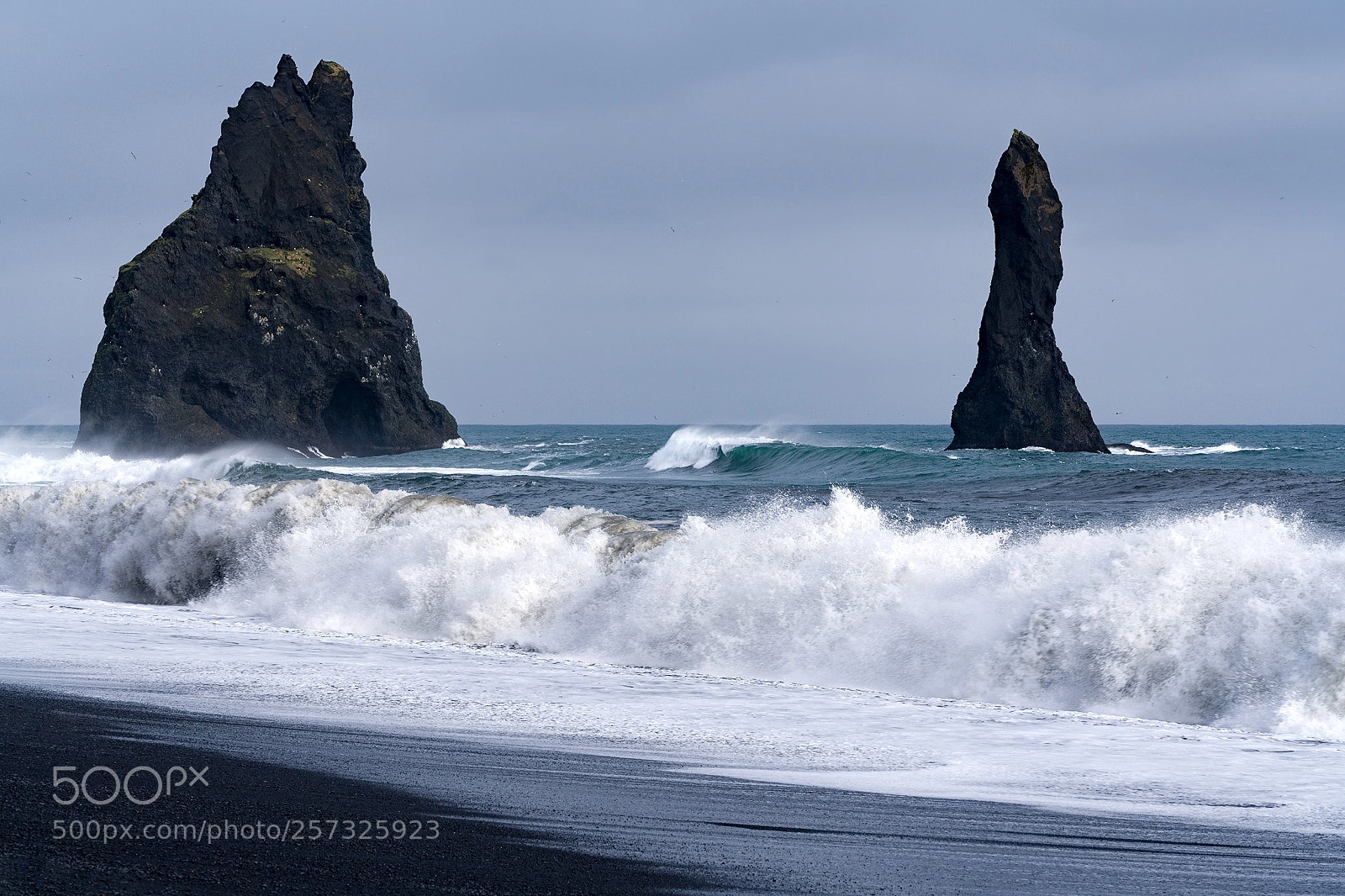 Sony a7R III sample photo. Reynisfjara beach - stacks photography