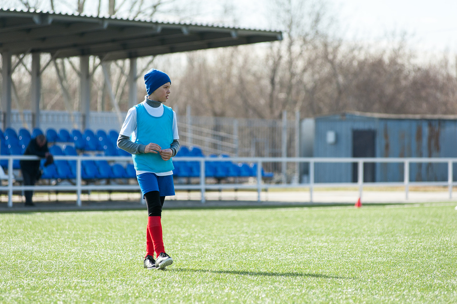 Nikon D700 sample photo. Boy soccer player photography