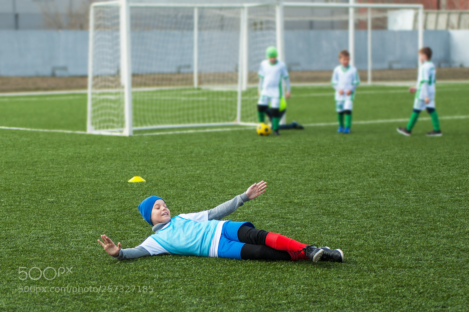 Nikon D700 sample photo. Happy boy football photography