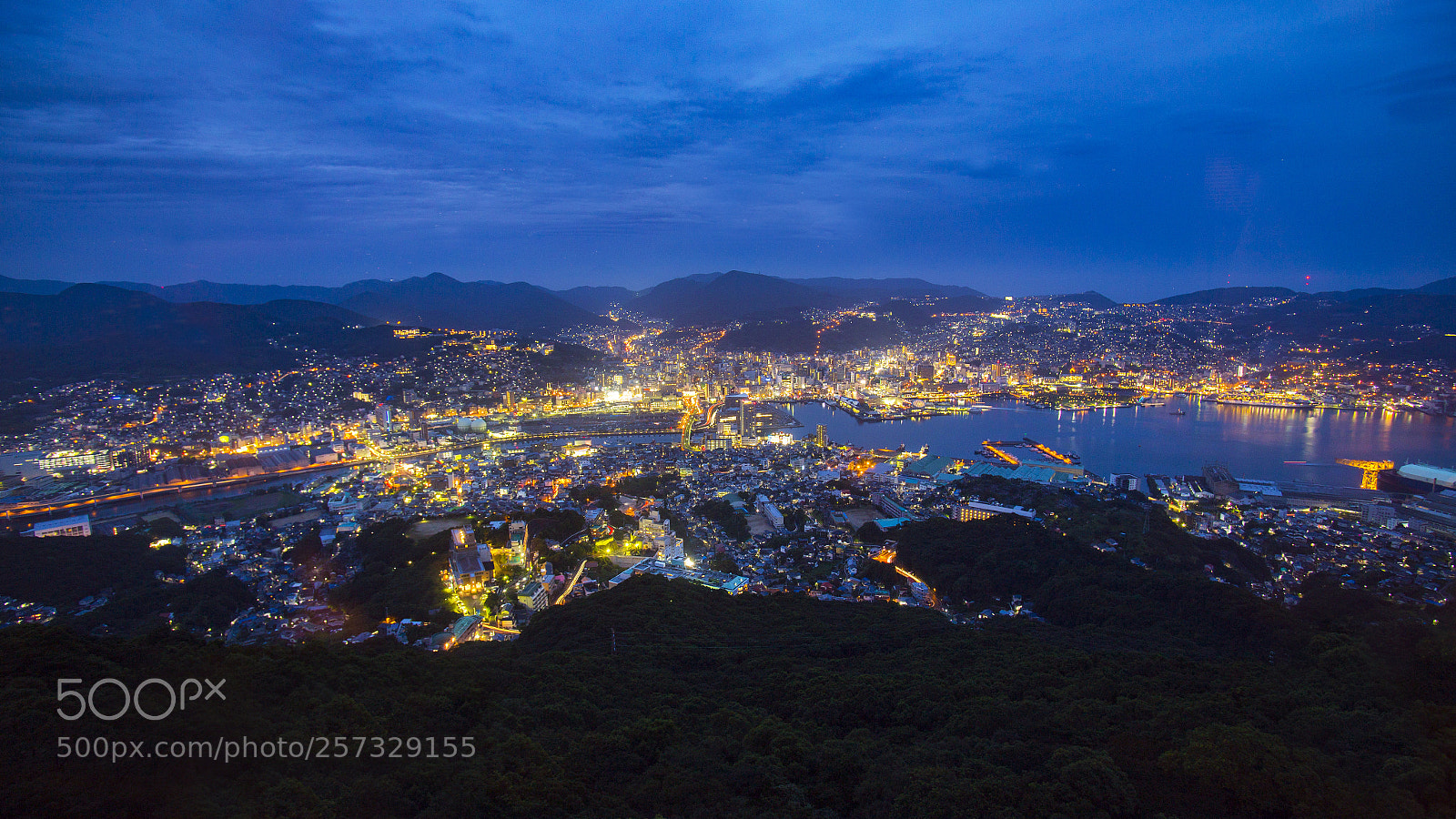 Canon EOS 6D sample photo. Nagasaki from mount inasa photography