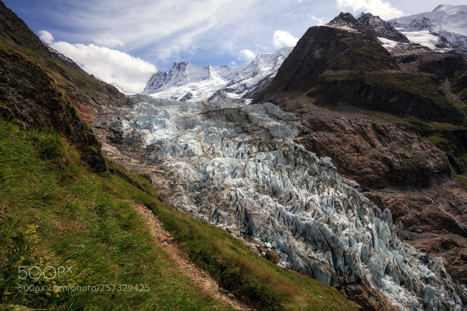 Canon EOS 5D Mark II sample photo. Lower grindelwald glacier photography