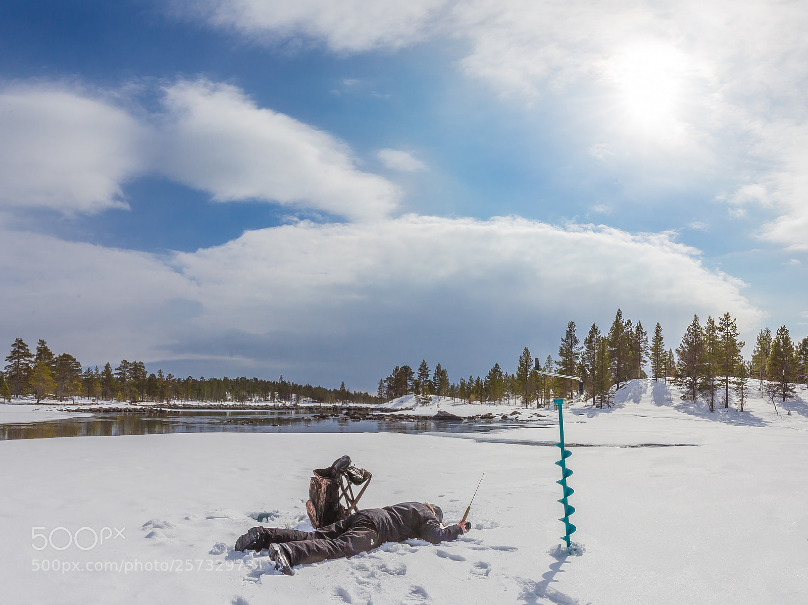 Canon EOS 6D sample photo. Ice fishing in the photography