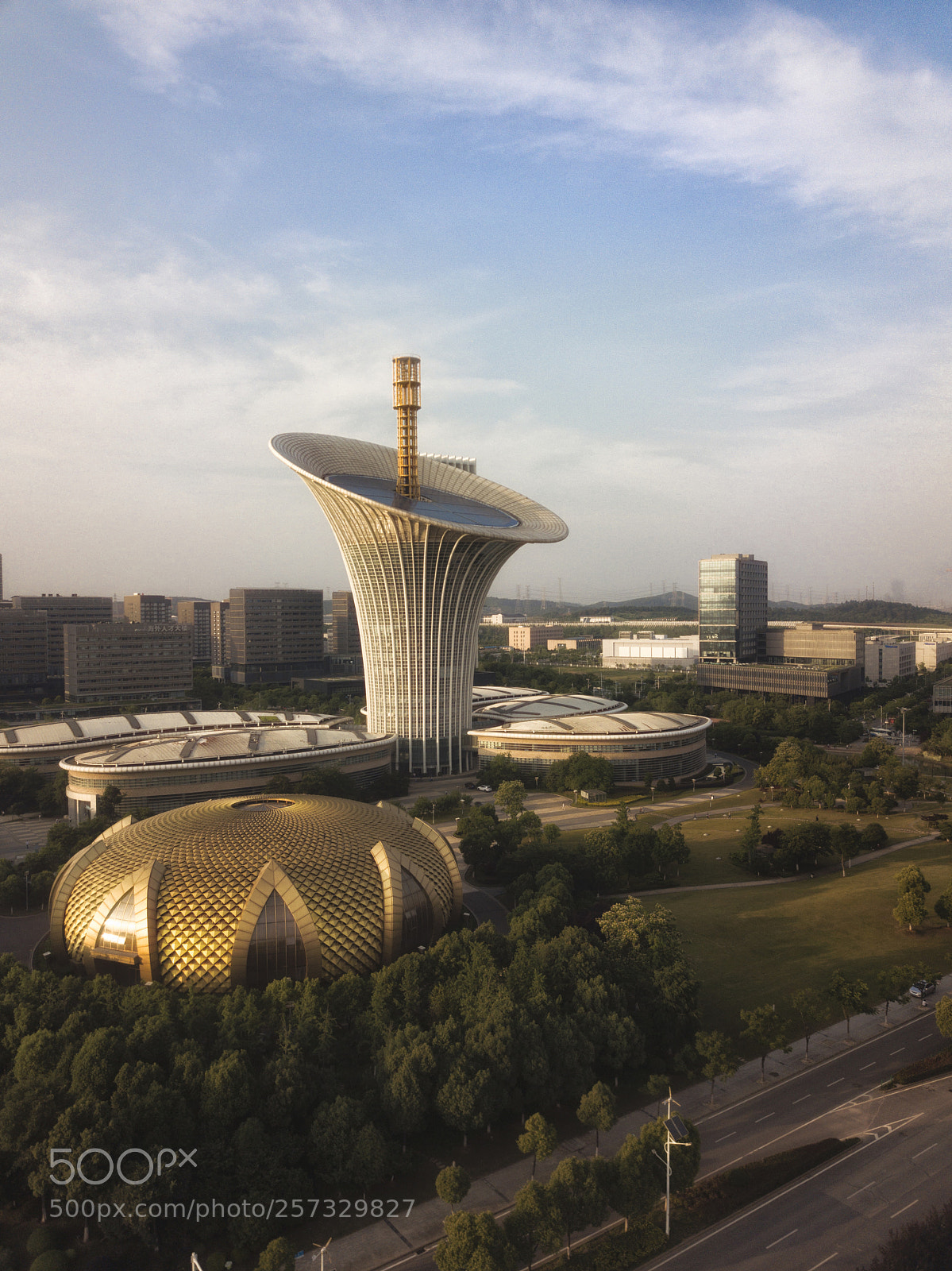 DJI FC220 sample photo. Future technology city 2.0 photography