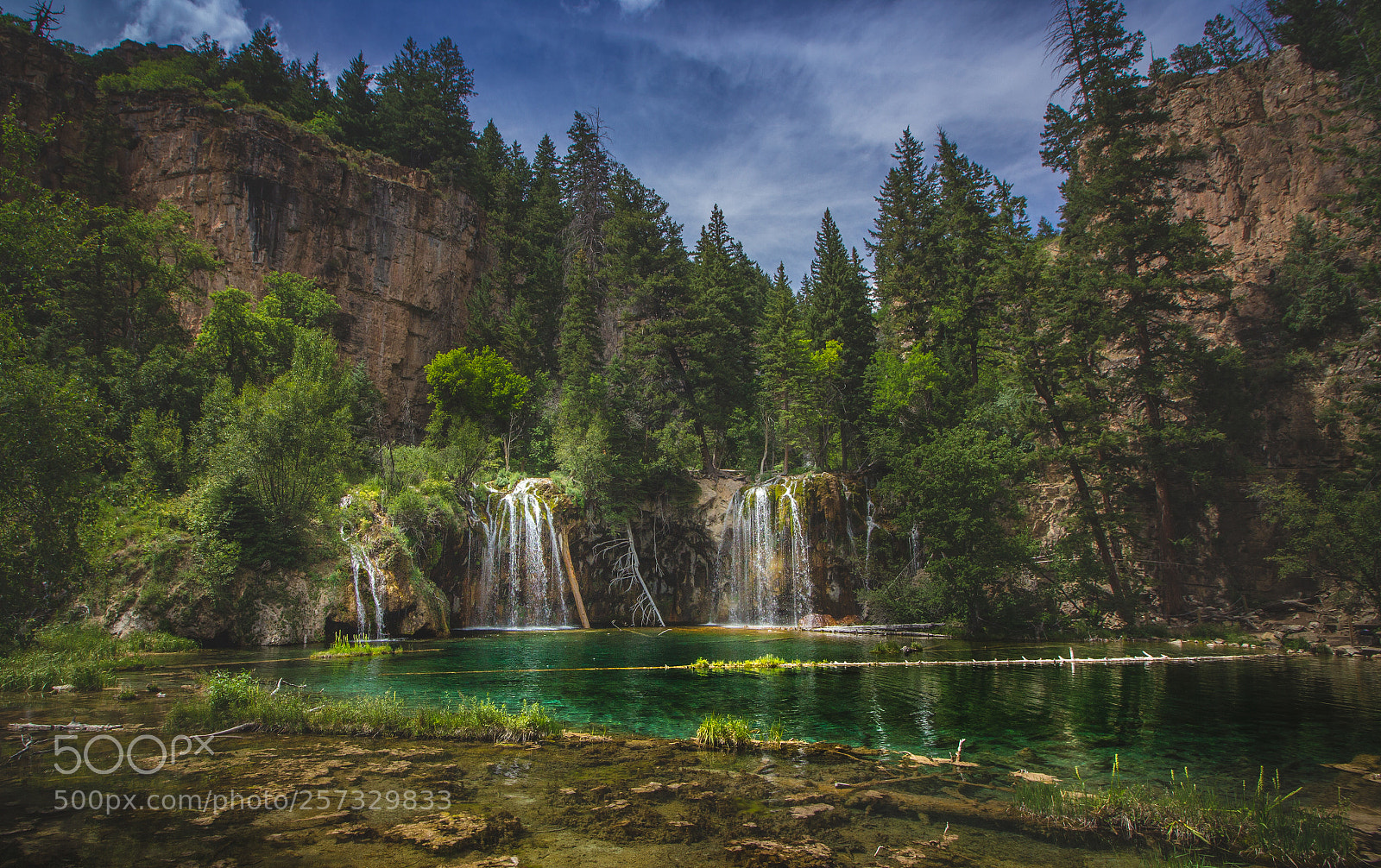 Canon EOS 600D (Rebel EOS T3i / EOS Kiss X5) sample photo. Serene hanging lake waterfalls photography