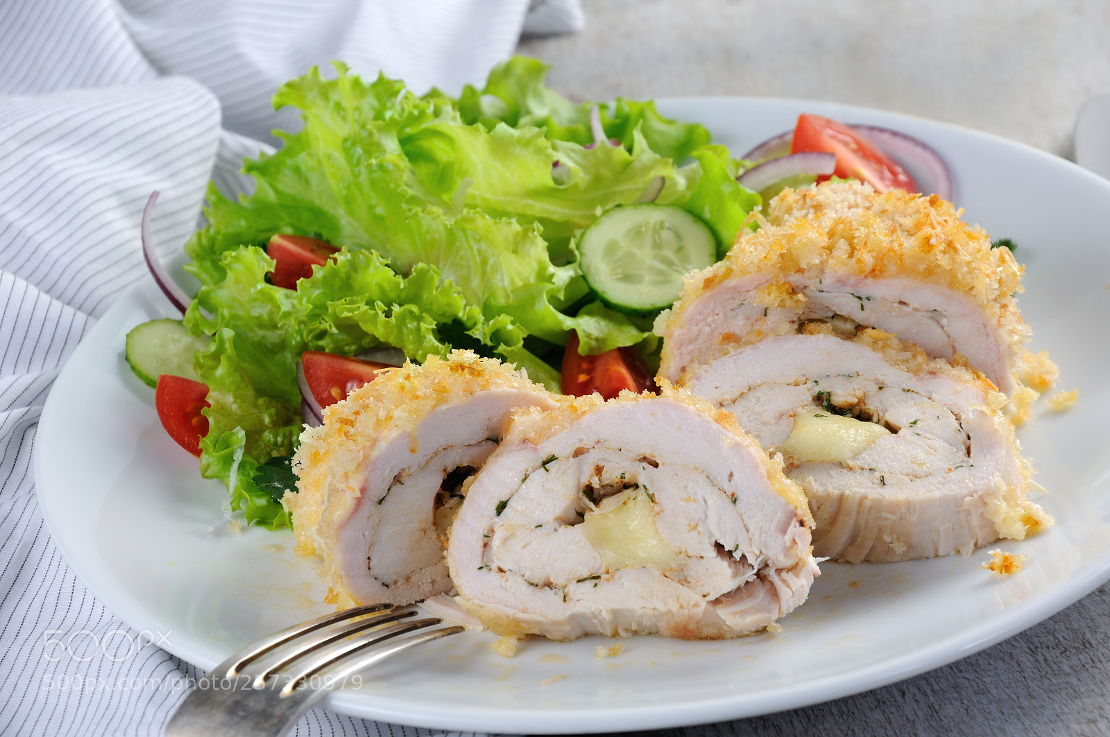 Nikon D90 sample photo. Chicken in breadcrumbs photography