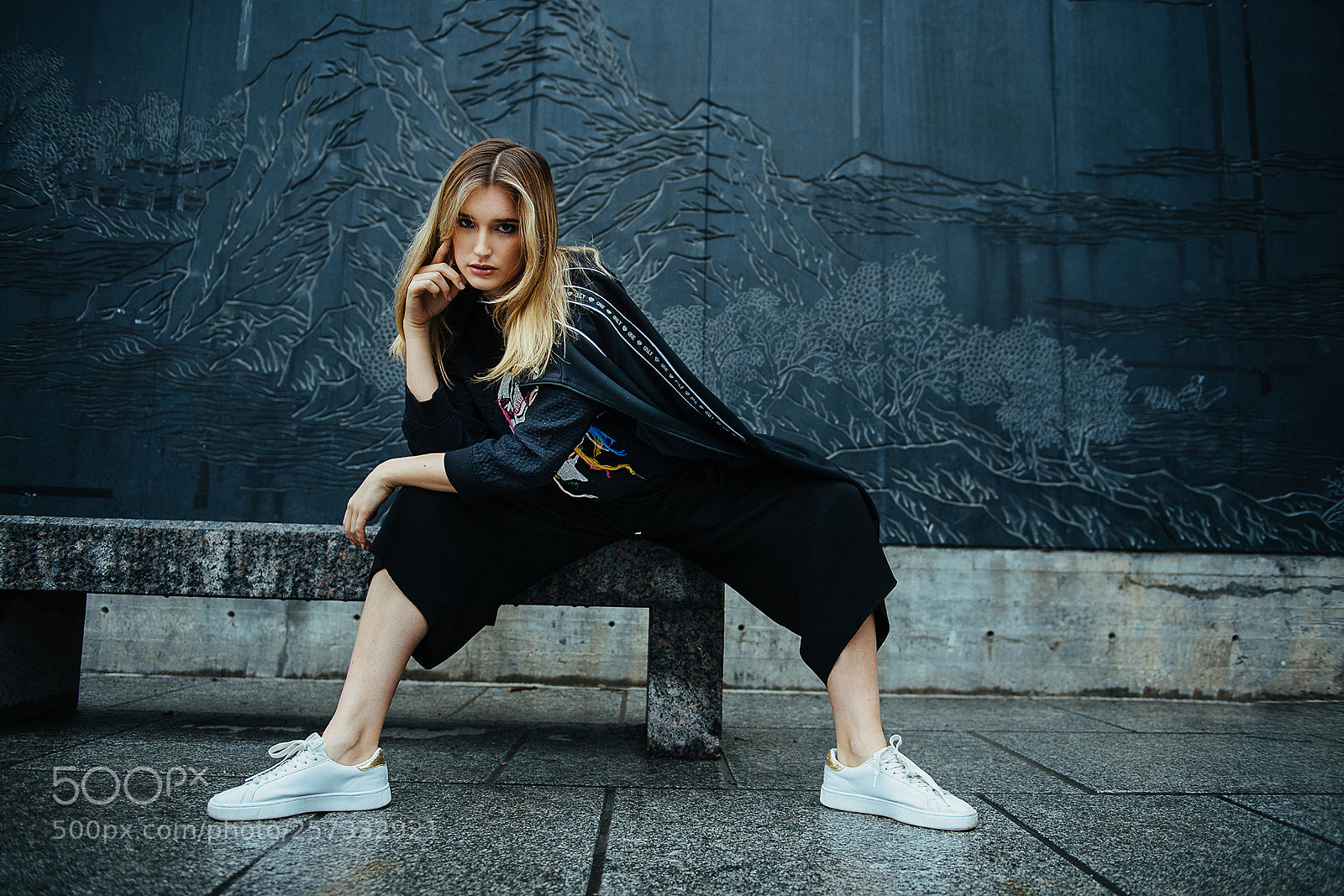 Nikon D5 sample photo. Fashion shoot in chinatown photography