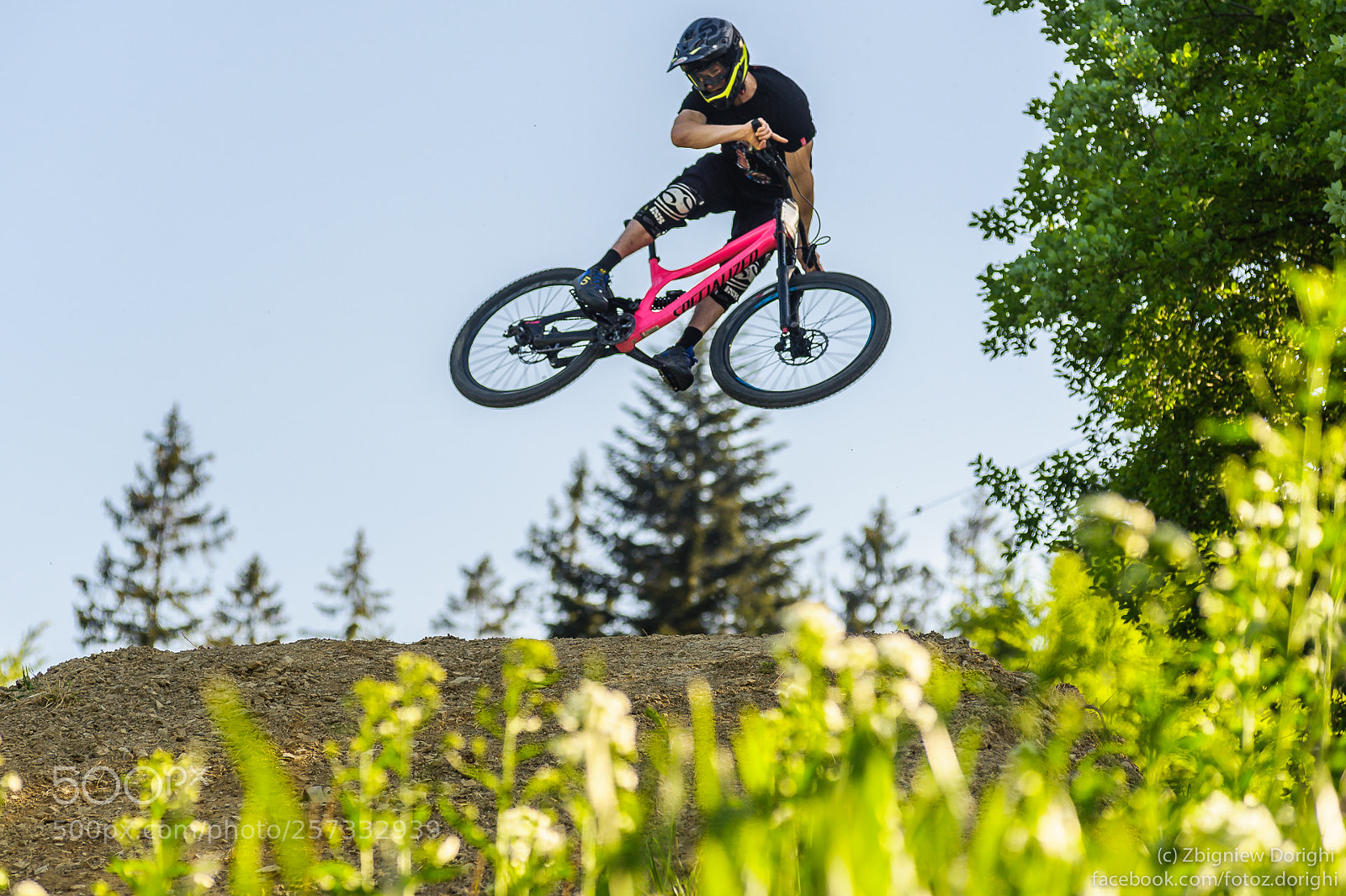 Nikon D700 sample photo. Downhill rider making a photography