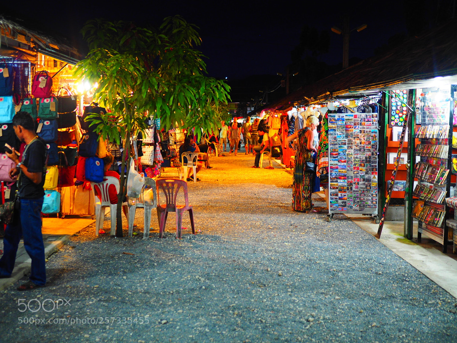 Olympus OM-D E-M10 sample photo. Night market lane photography