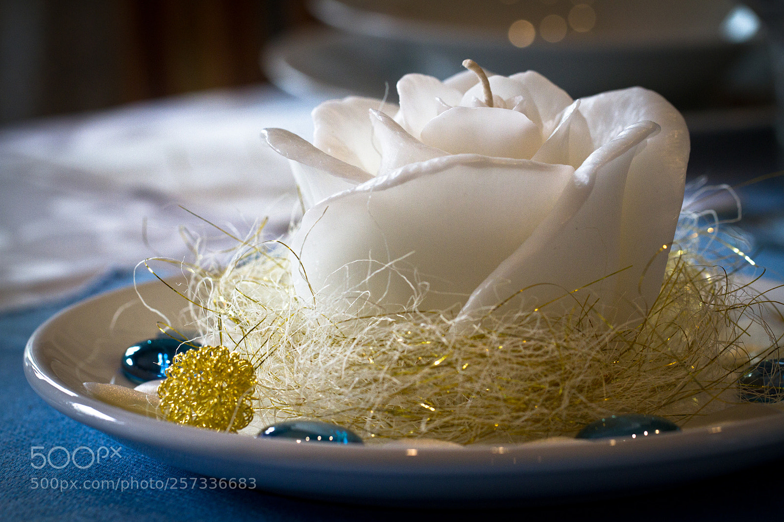 Canon EOS 7D sample photo. White candle photography
