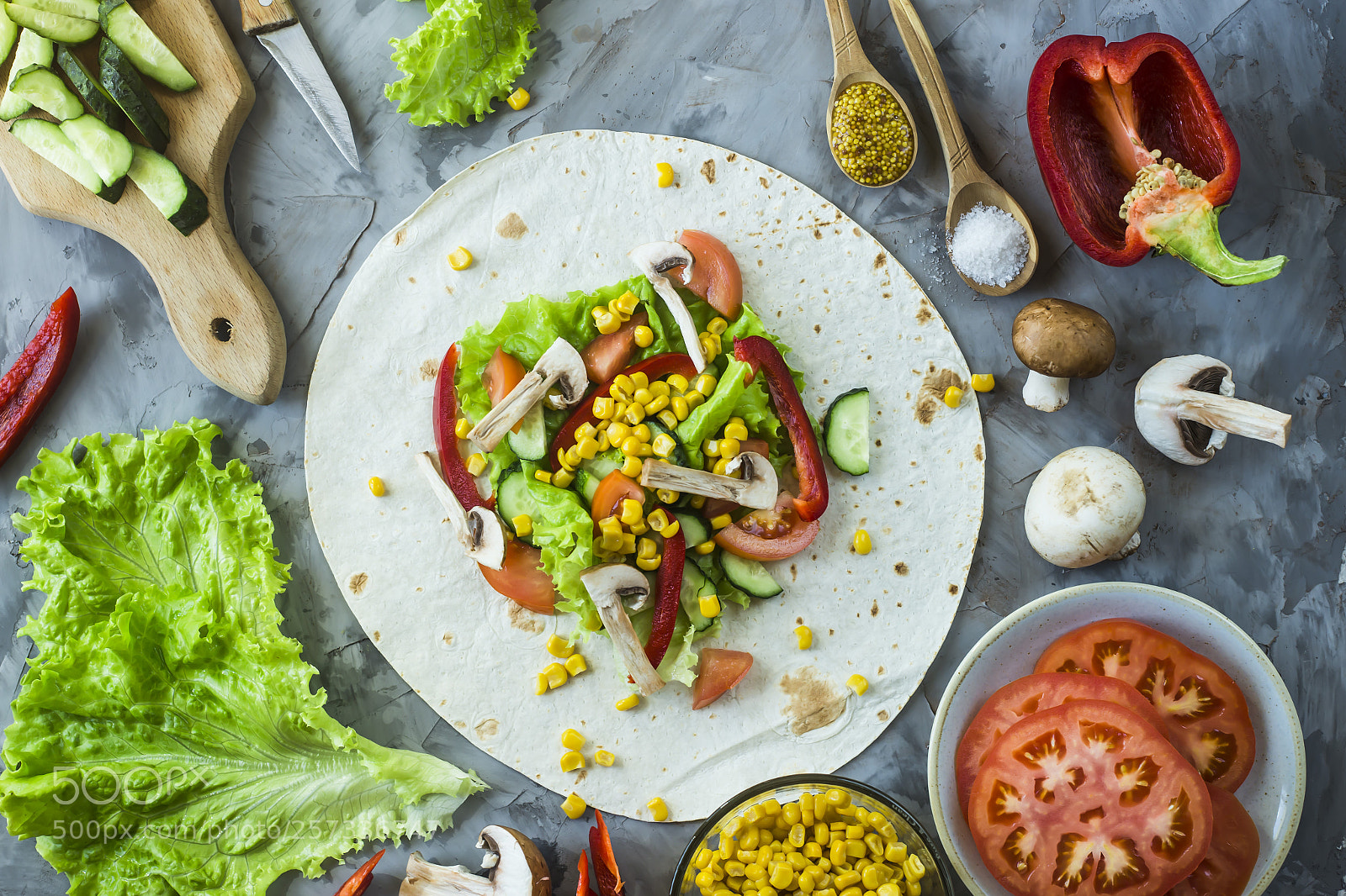 Canon EOS 6D sample photo. Mexican vegan burrito cooking photography