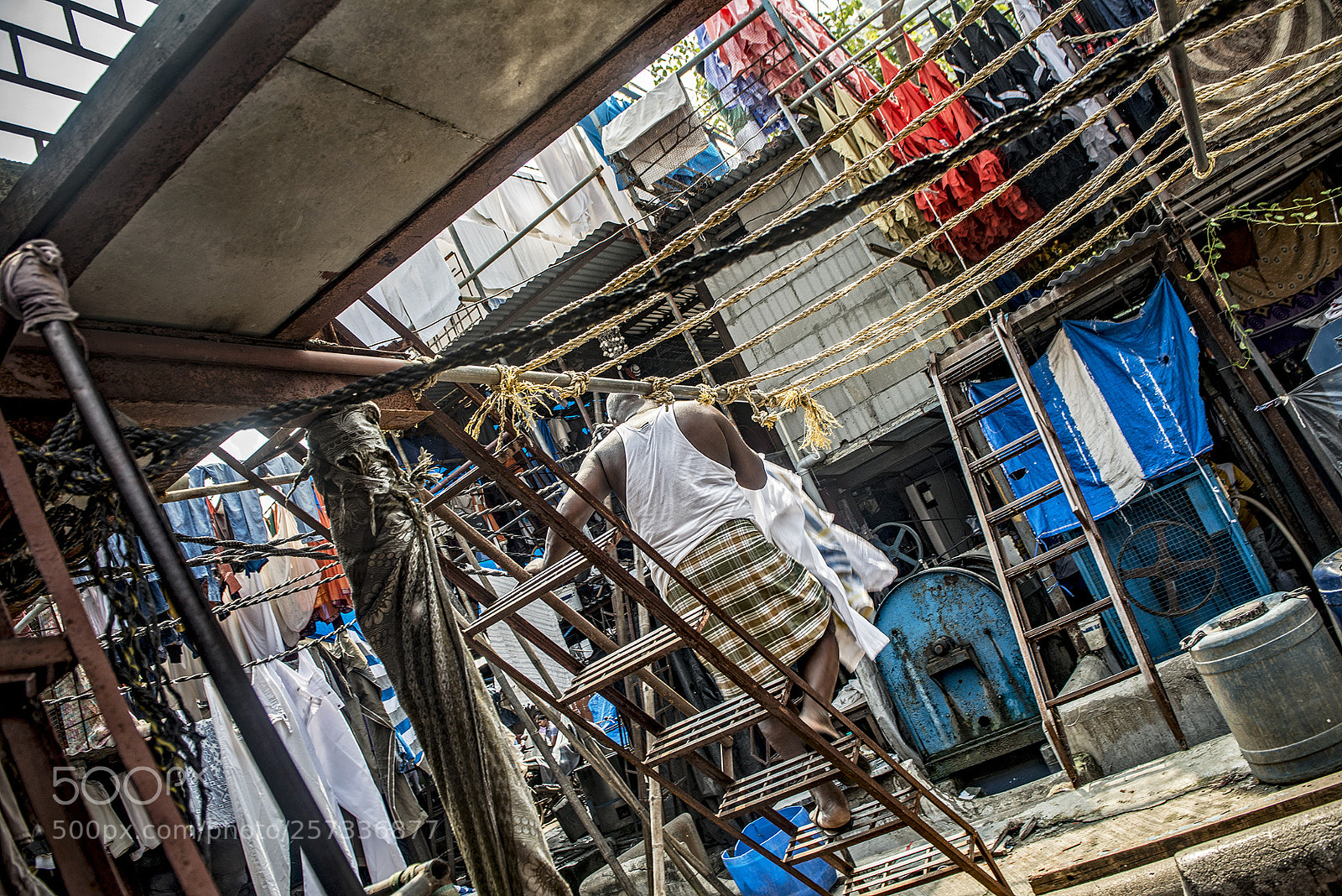 Nikon D800 sample photo. Dhobi ghat photography