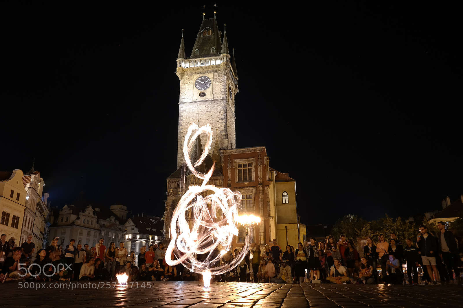 Samsung NX300 sample photo. Fire juggler photography
