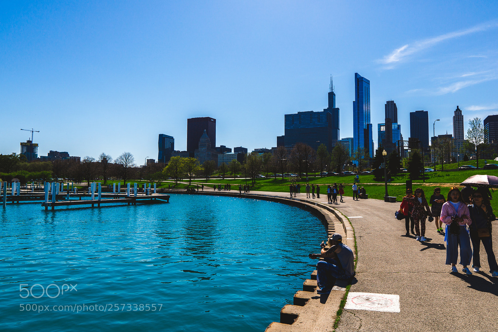 Sony a5100 sample photo. Chicago lakefront trail photography