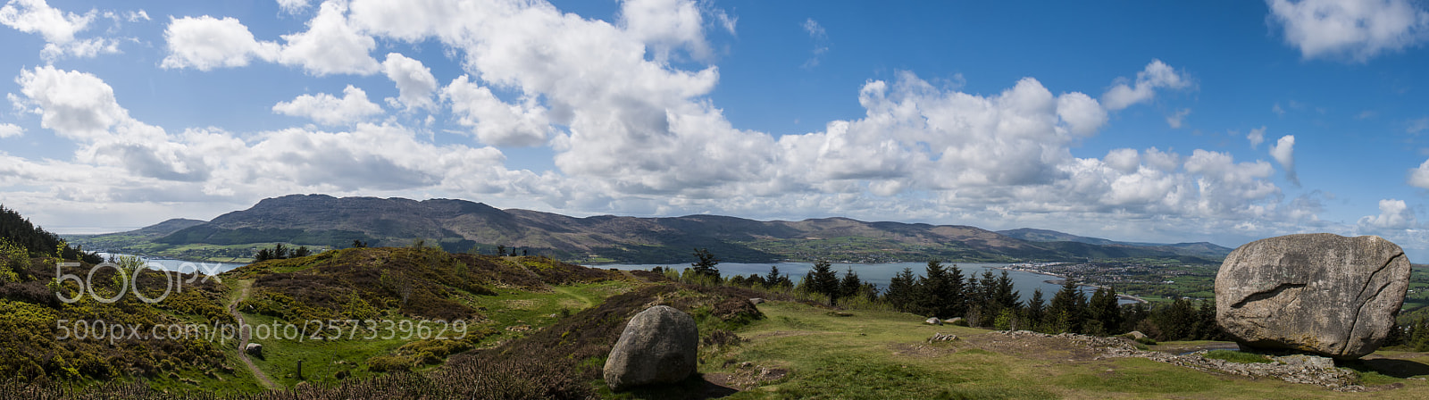 Nikon D300S sample photo. Cloughmore stone panorama, rostrevor photography