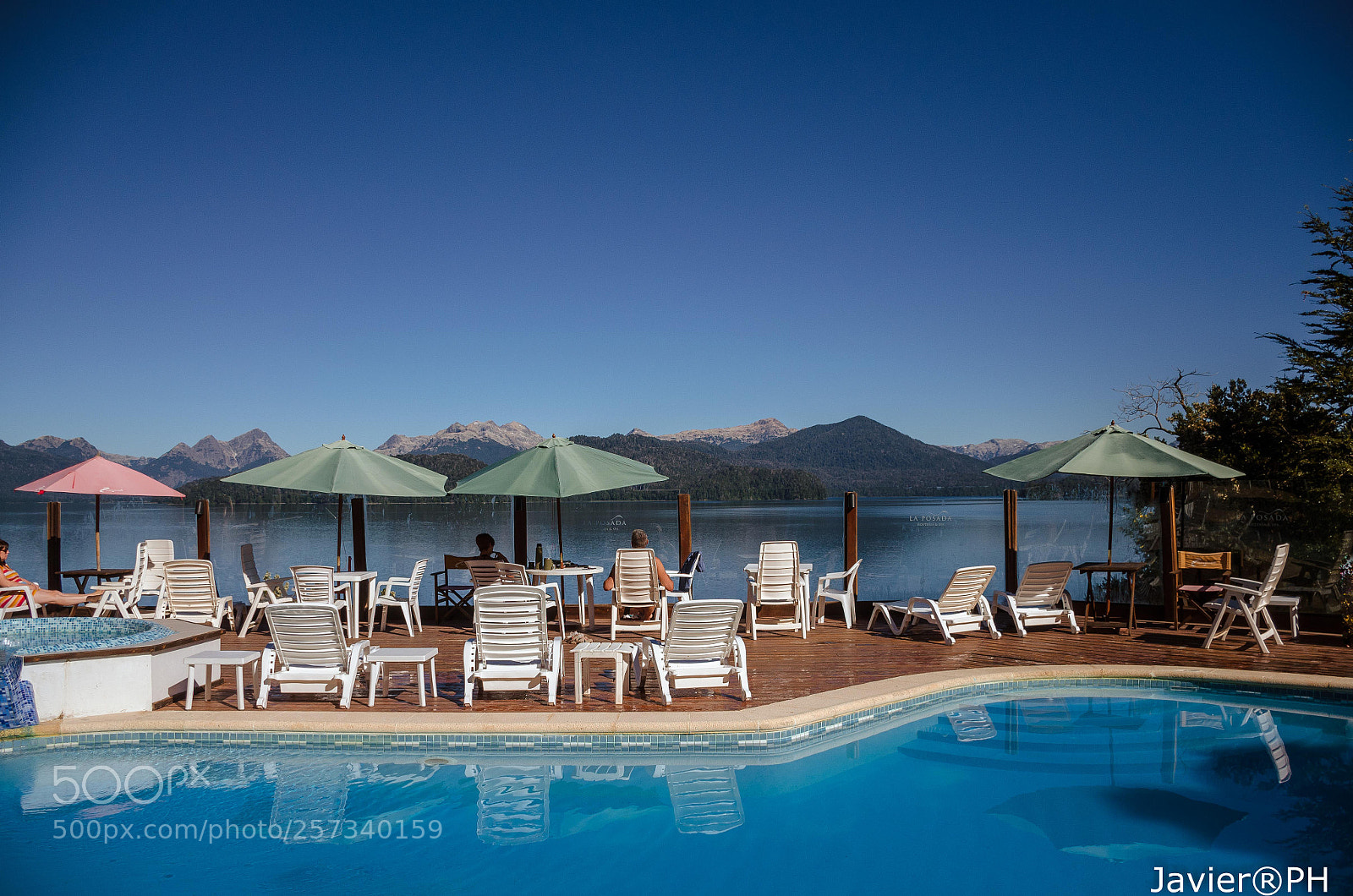 Nikon D5100 sample photo. Relax: mountains and umbrellas photography
