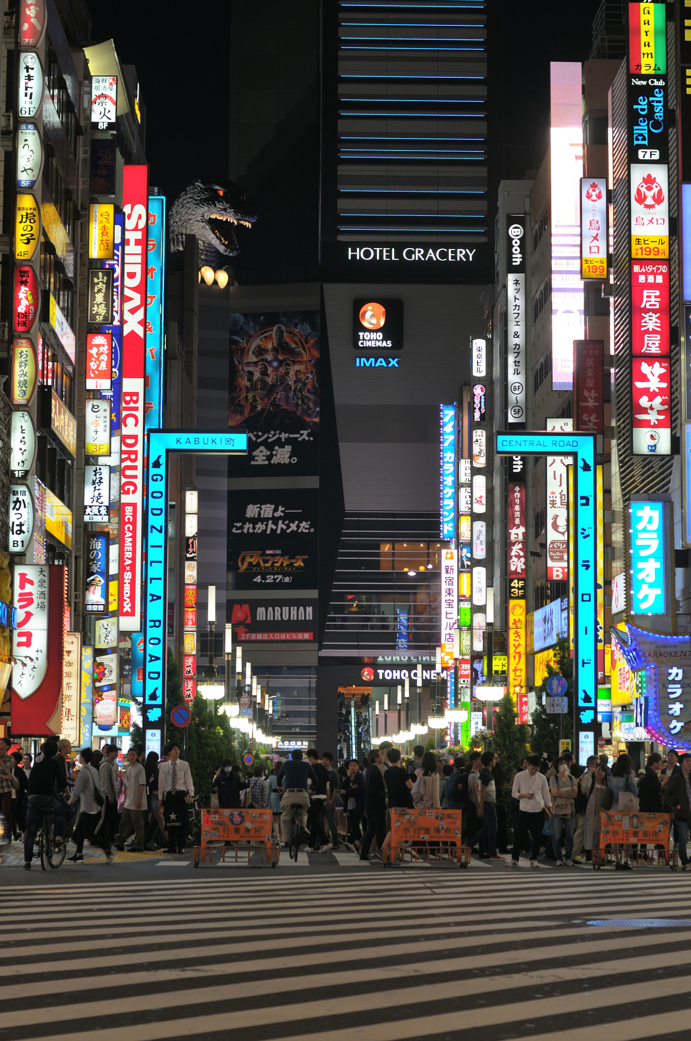 Nikon AF Nikkor 50mm F1.4D sample photo. Shinjuku, tokyo photography