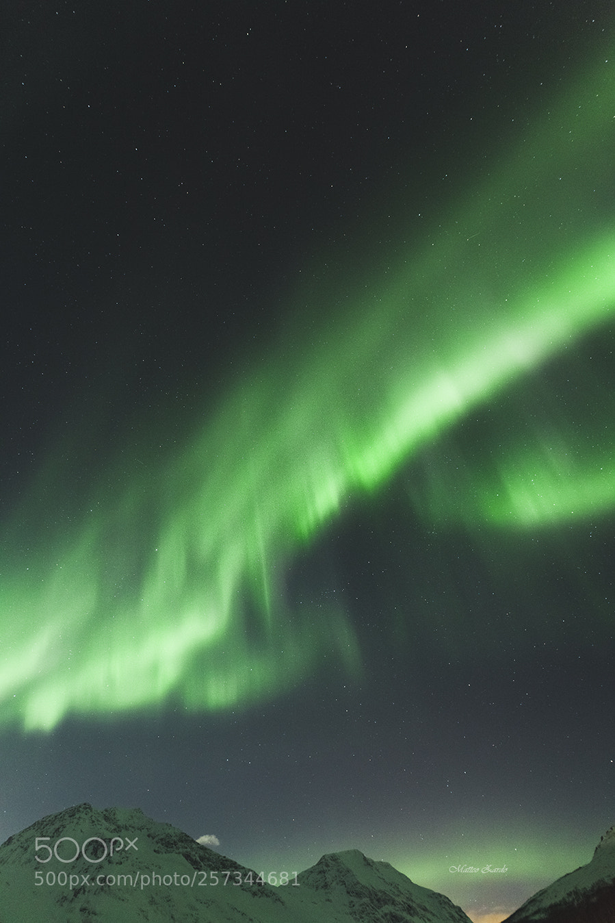 Canon EOS 5D Mark II sample photo. Aurora borealis photography