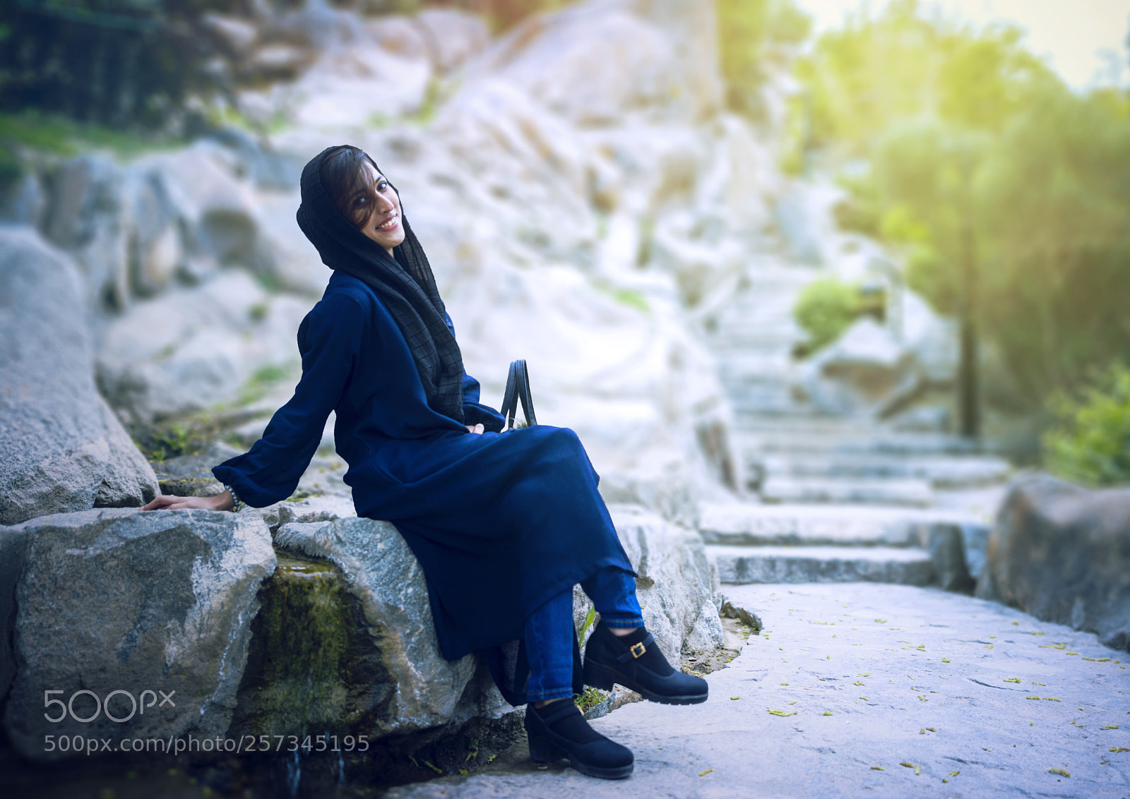 Nikon D7100 sample photo. The girl in blue photography