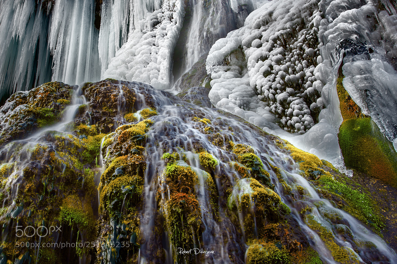 Nikon D810 sample photo. Frozen waterfall photography