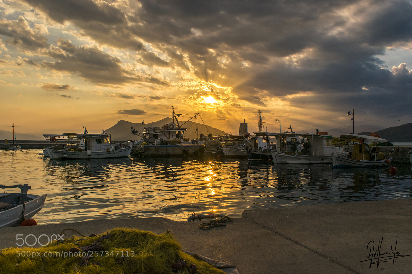 Nikon D3300 sample photo. Sunset over the fishing photography
