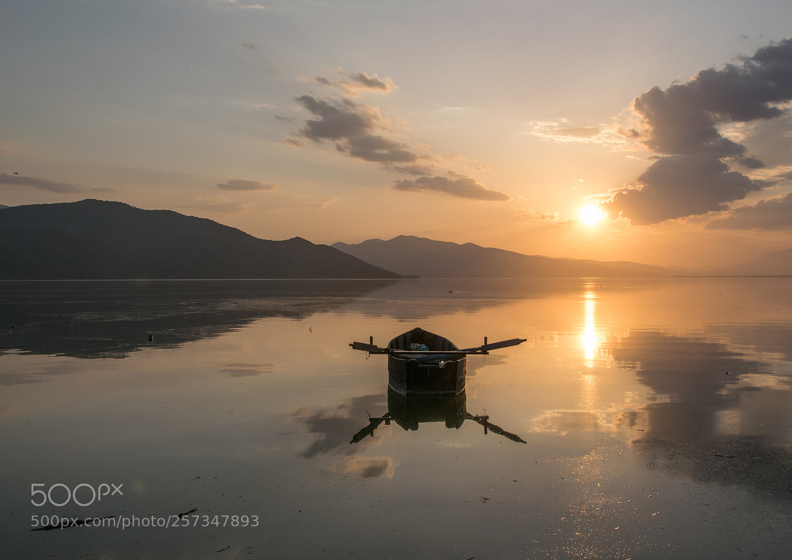 Nikon D5300 sample photo. Lake kerkini sunset photography