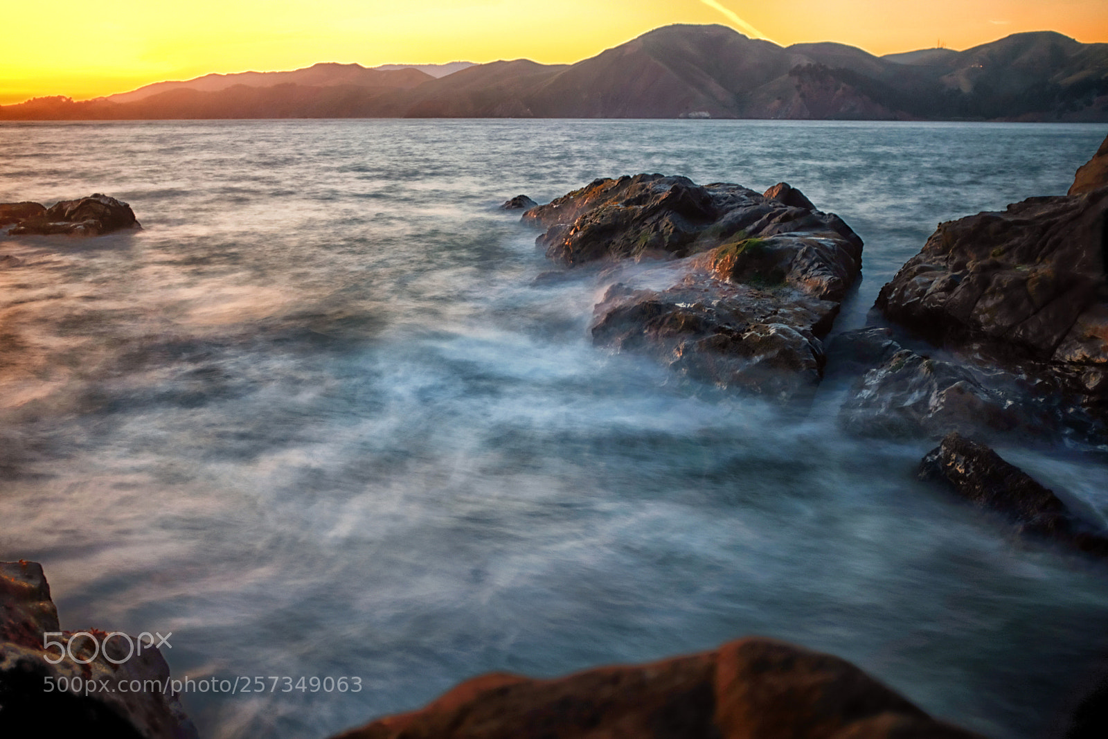 Fujifilm X100F sample photo. Baker beach at sunset photography