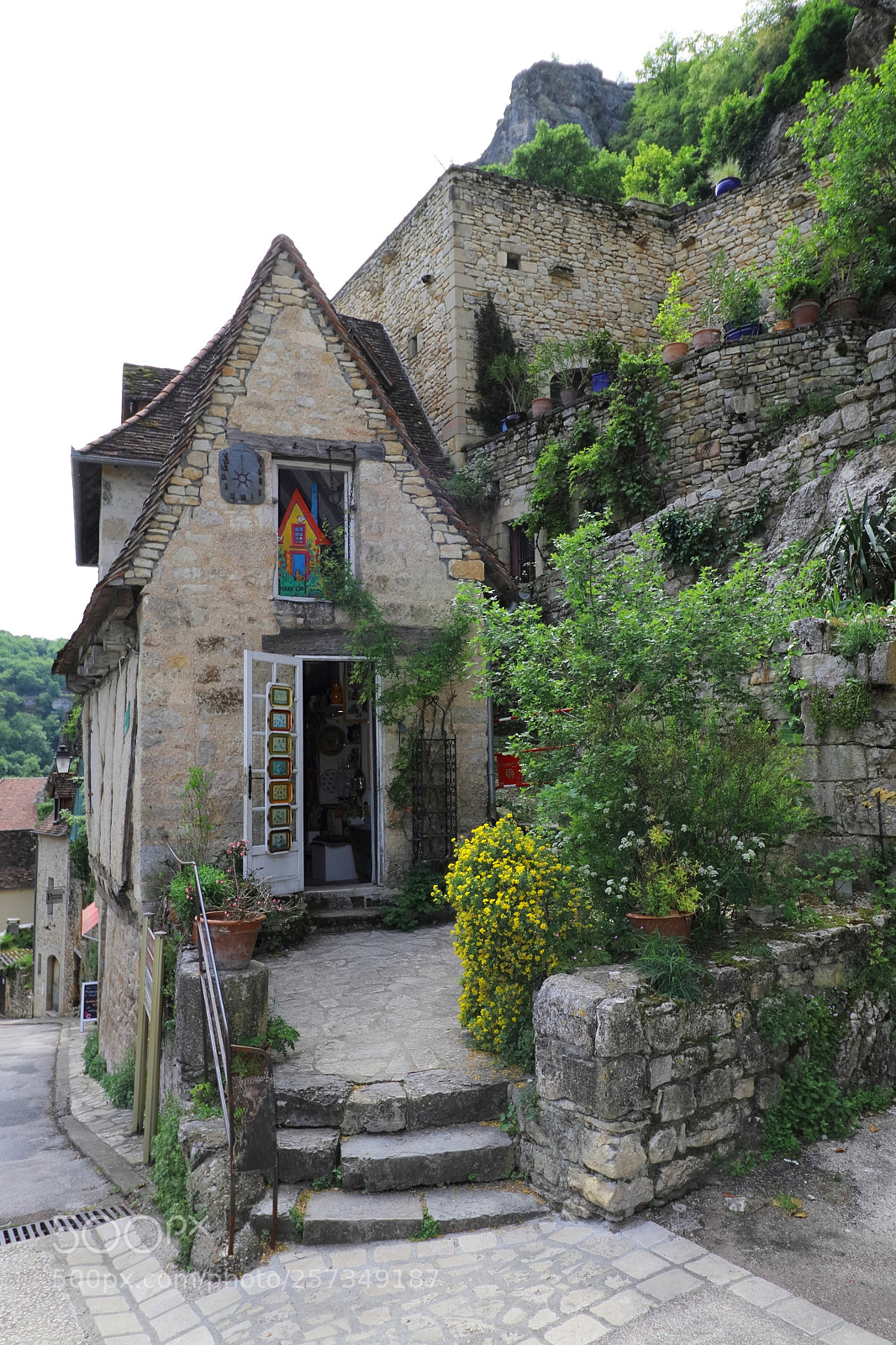 Canon EOS 80D sample photo. House in rocamadour photography