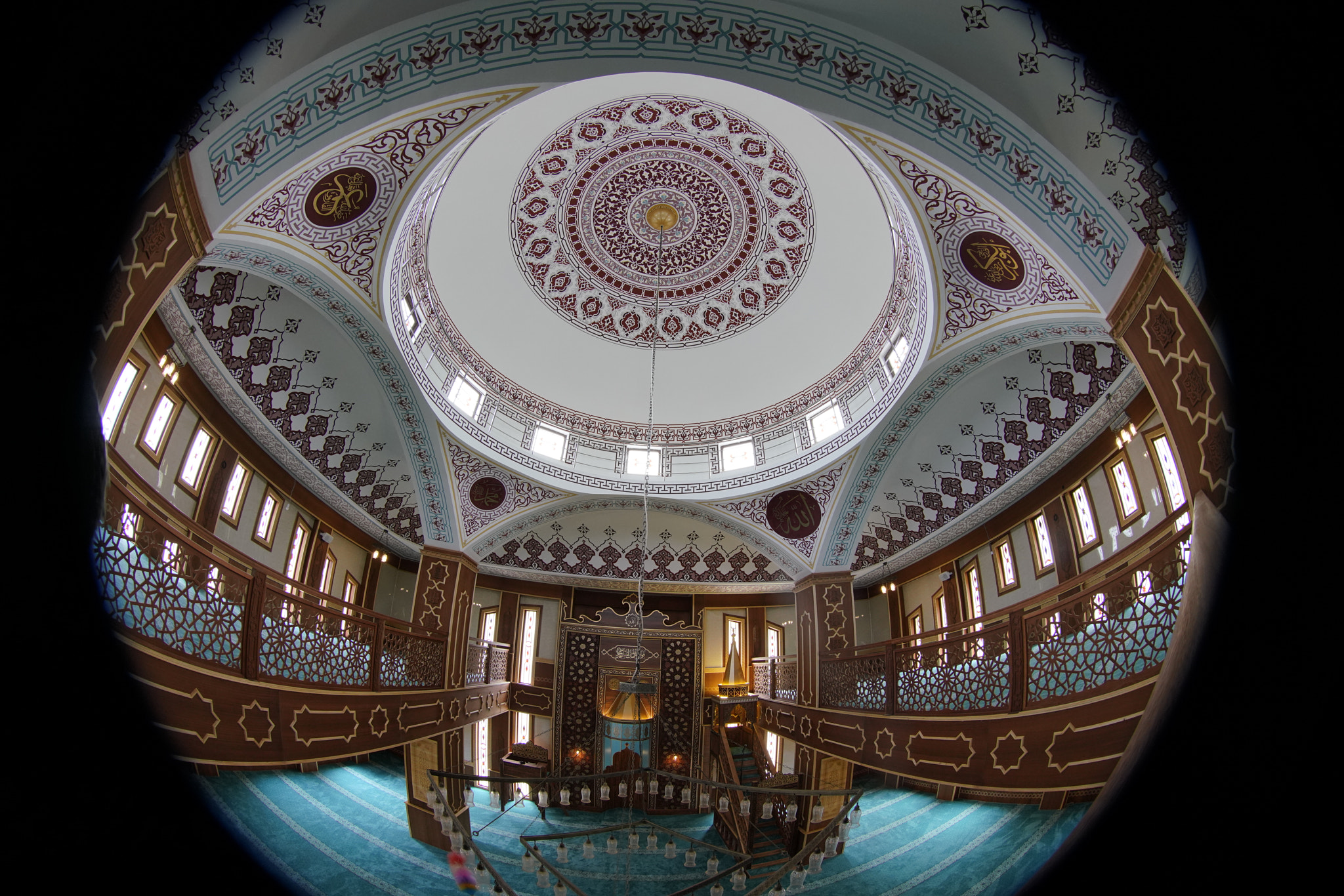 Canon EF 8-15mm F4L Fisheye USM sample photo. El-doha mosque photography