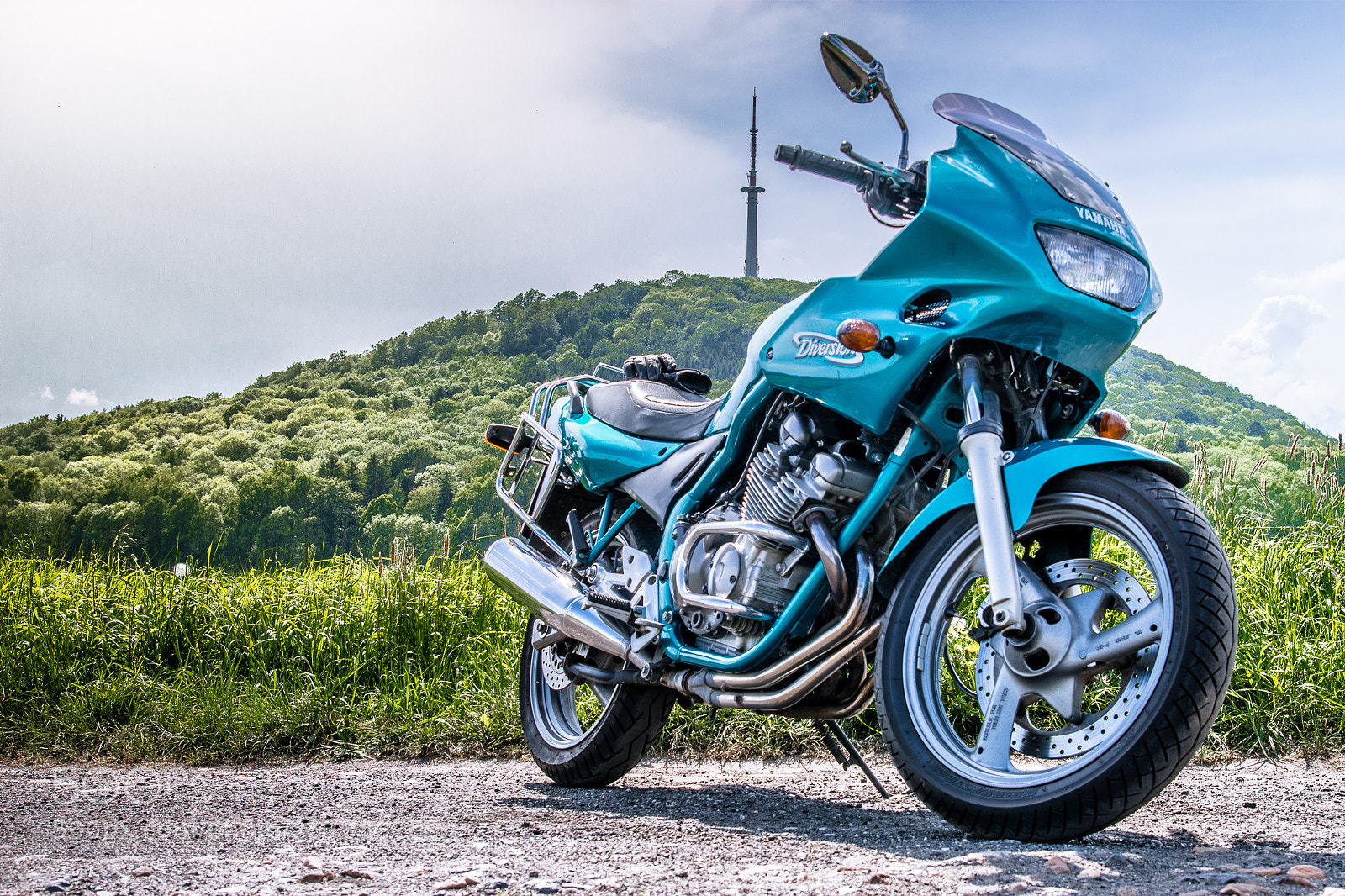 Canon EOS 700D (EOS Rebel T5i / EOS Kiss X7i) sample photo. Bike at mountain photography