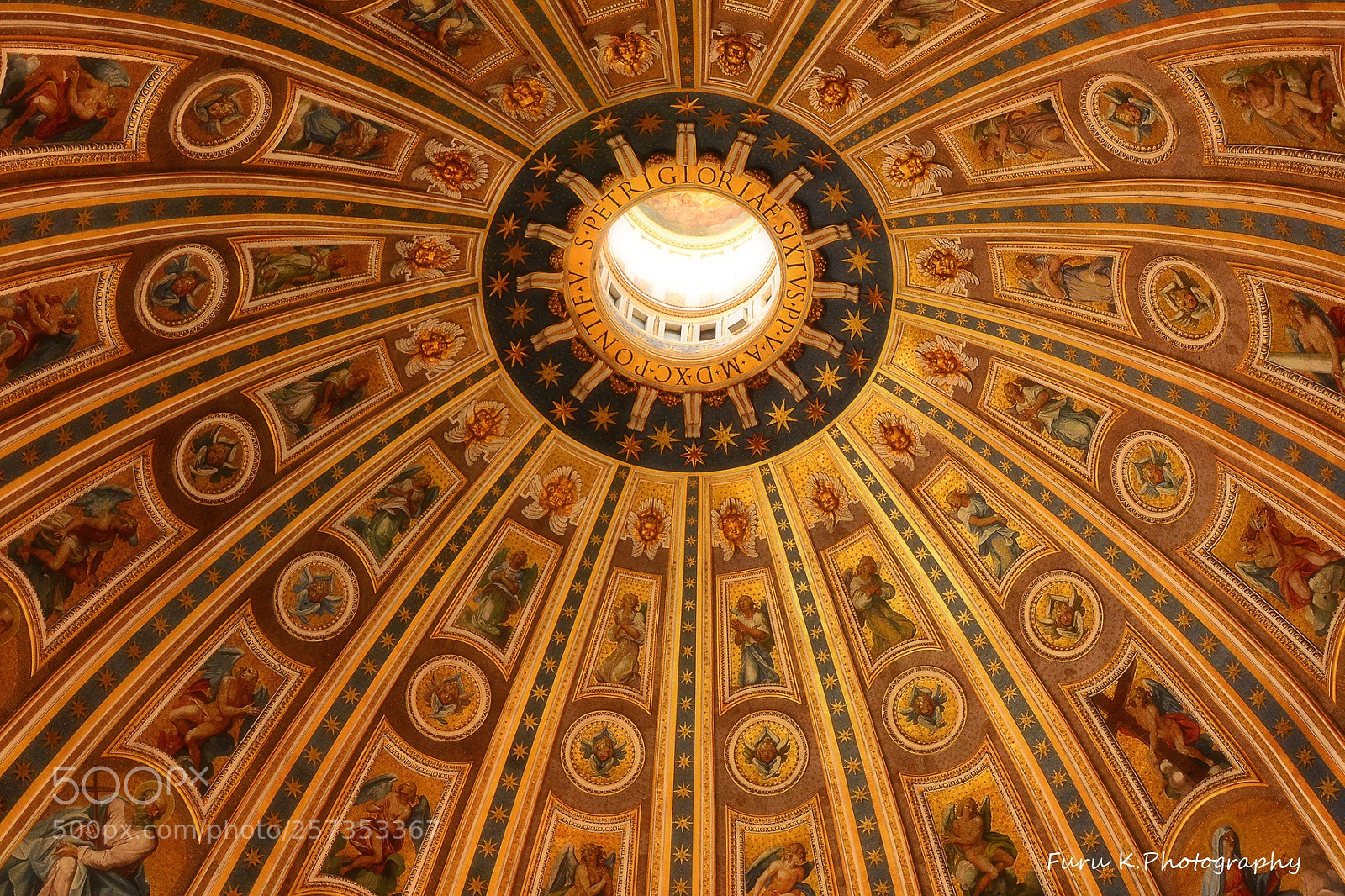 Nikon D7100 sample photo. St peter'sbasilica dome photography