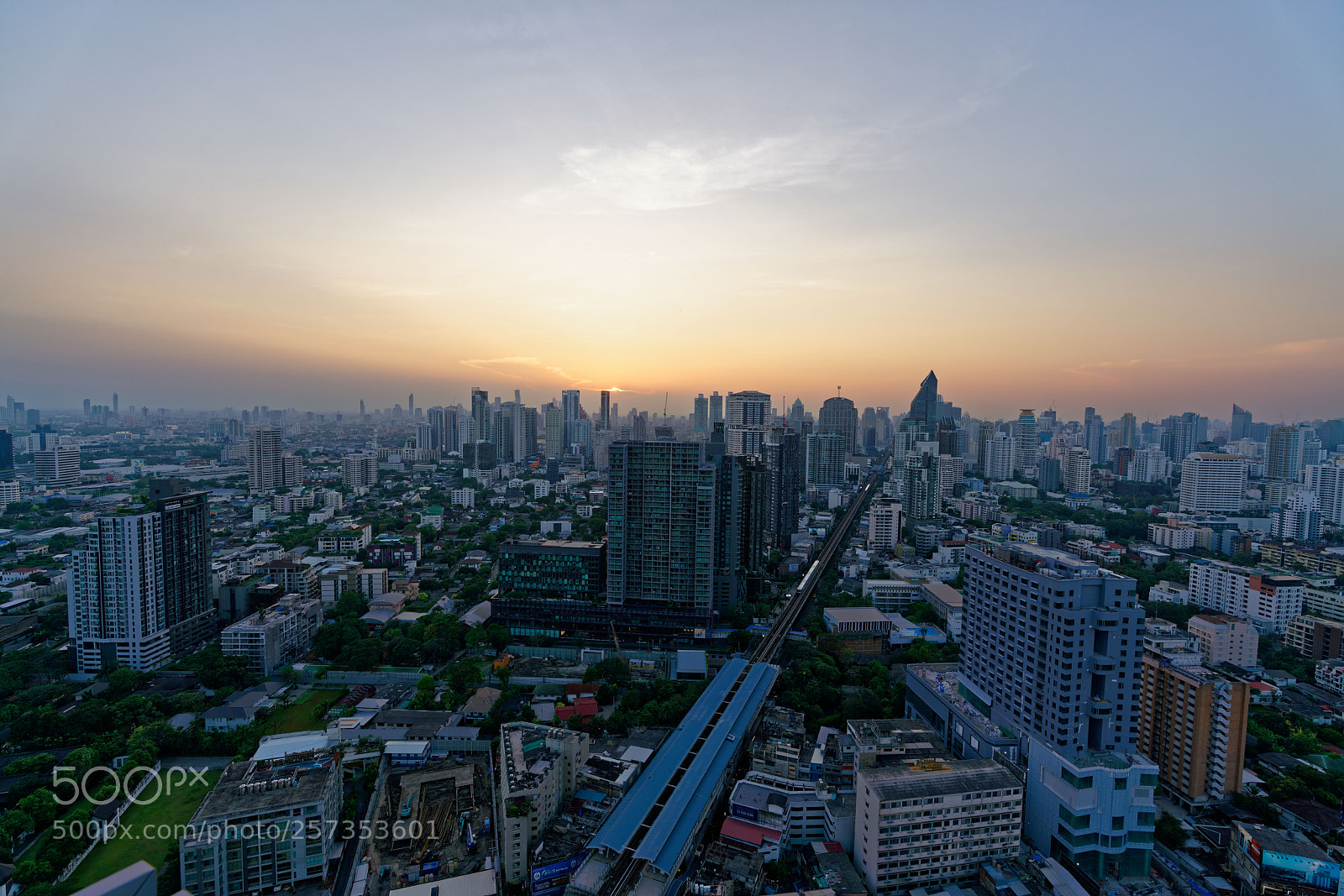 Sony a7R II sample photo. Rooftop sunset photography