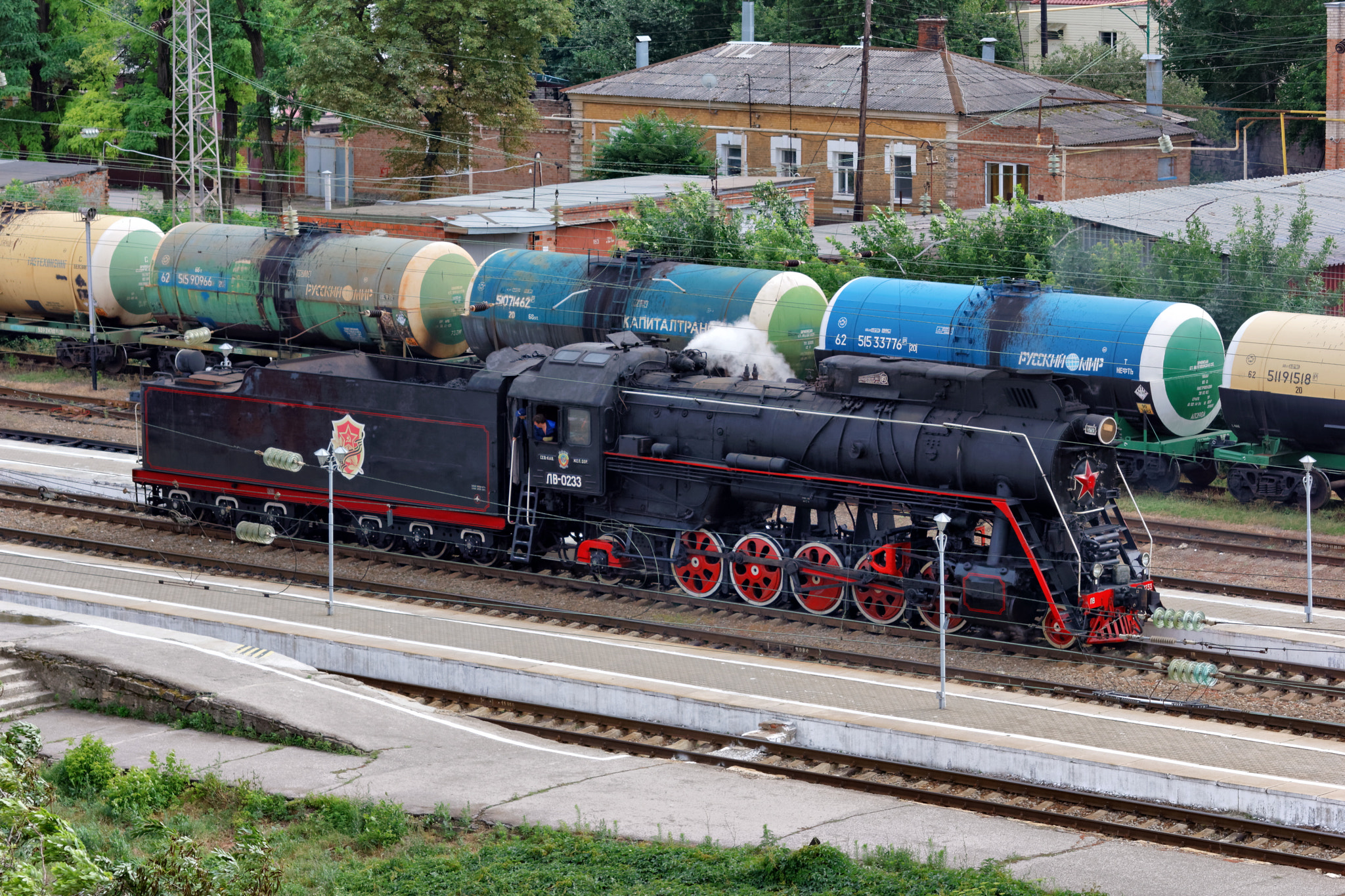 Canon EOS 550D (EOS Rebel T2i / EOS Kiss X4) sample photo. Lv-0233 steam locomotive photography