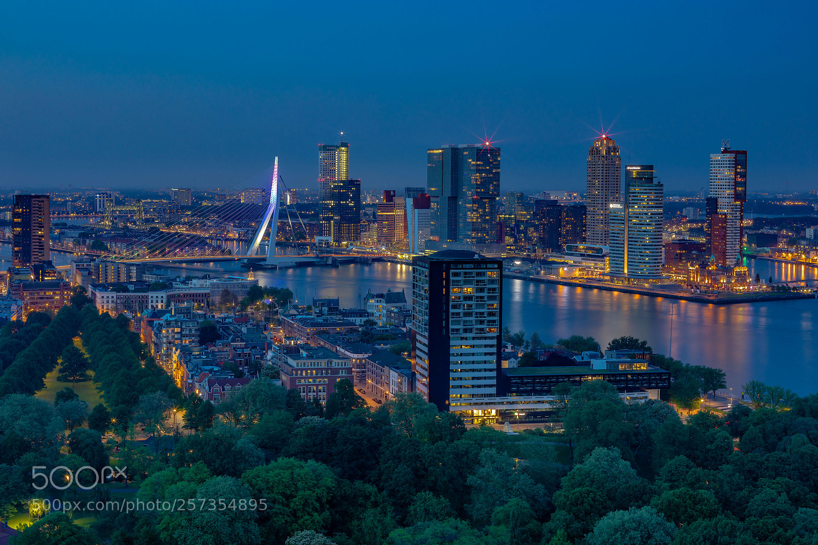Canon EOS 5D Mark IV sample photo. Rotterdam night photography