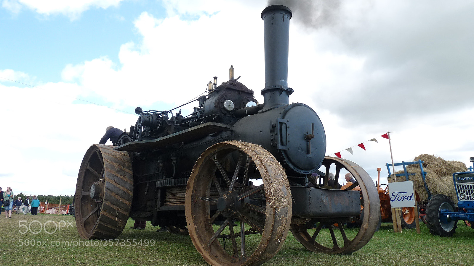 Panasonic Lumix DMC-FZ28 sample photo. Traction engine- kingsbridge vintage photography
