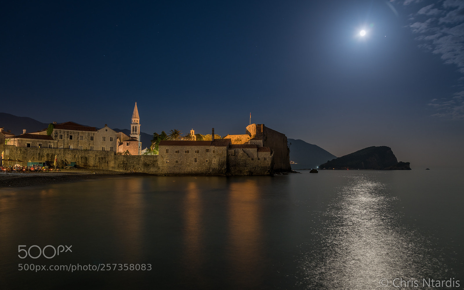 Nikon D750 sample photo. The old town lit photography