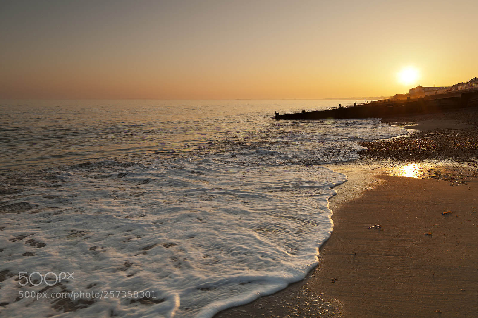 Canon EOS 5D Mark II sample photo. Milford on sea sunset photography