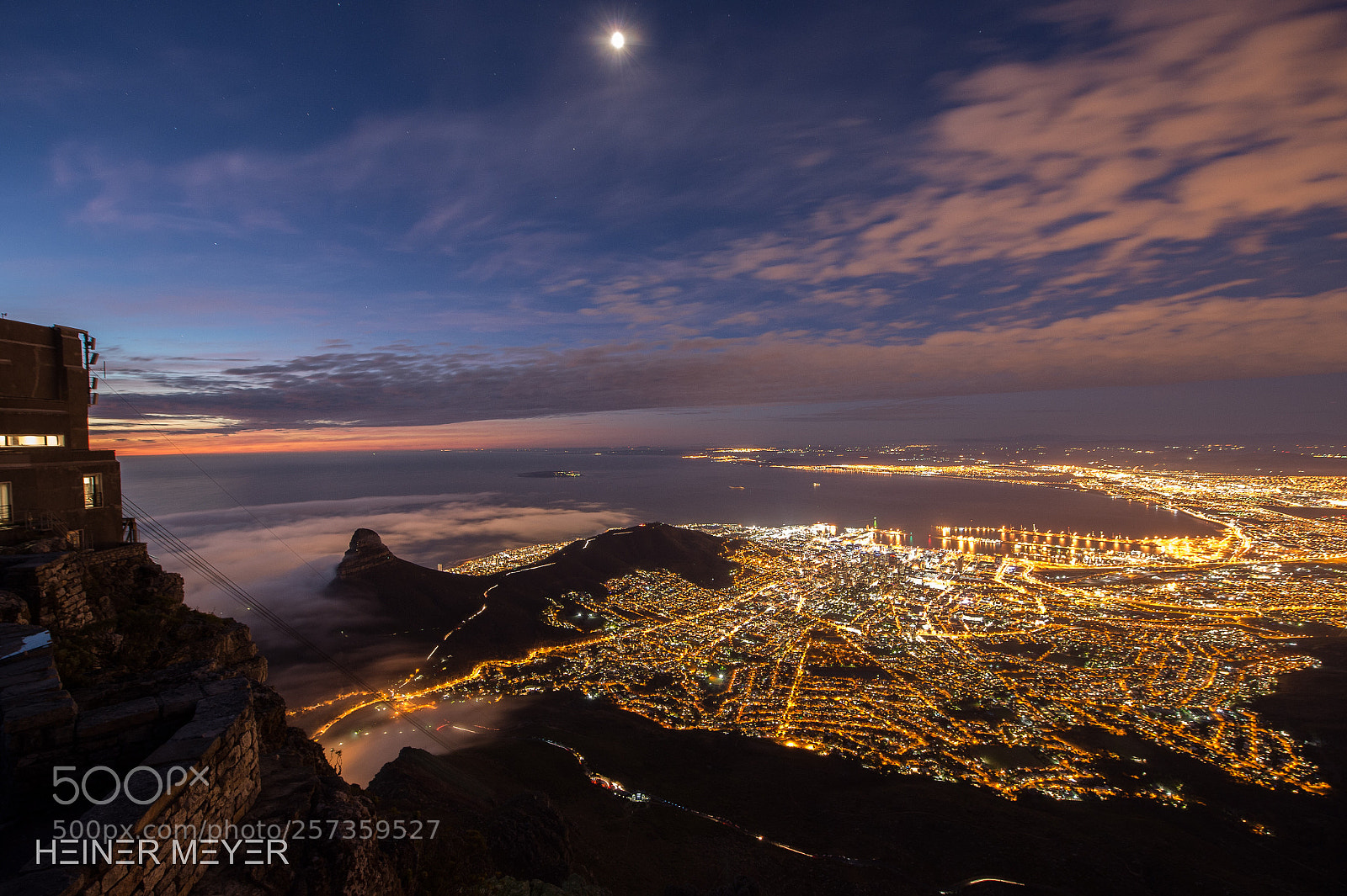 Nikon D4S sample photo. Cape town at night photography