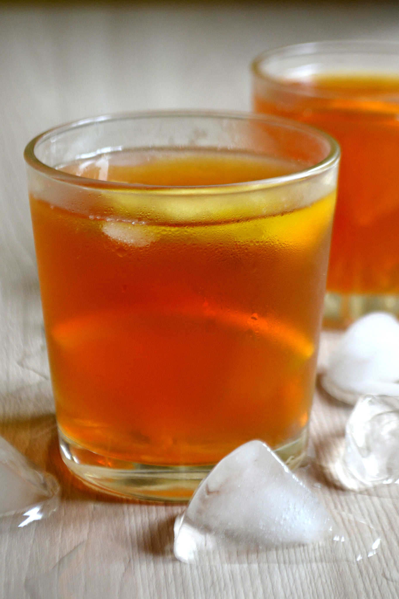Nikon D7100 sample photo. Iced tea with lemon and orange. refreshment photography