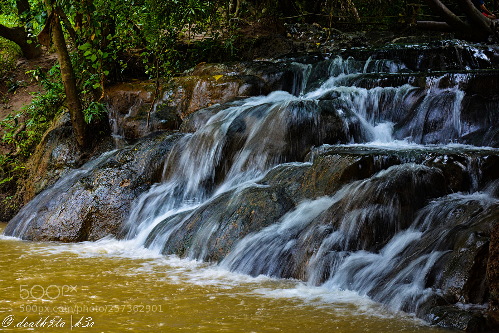 Nikon D7100 sample photo. Hot water fall photography