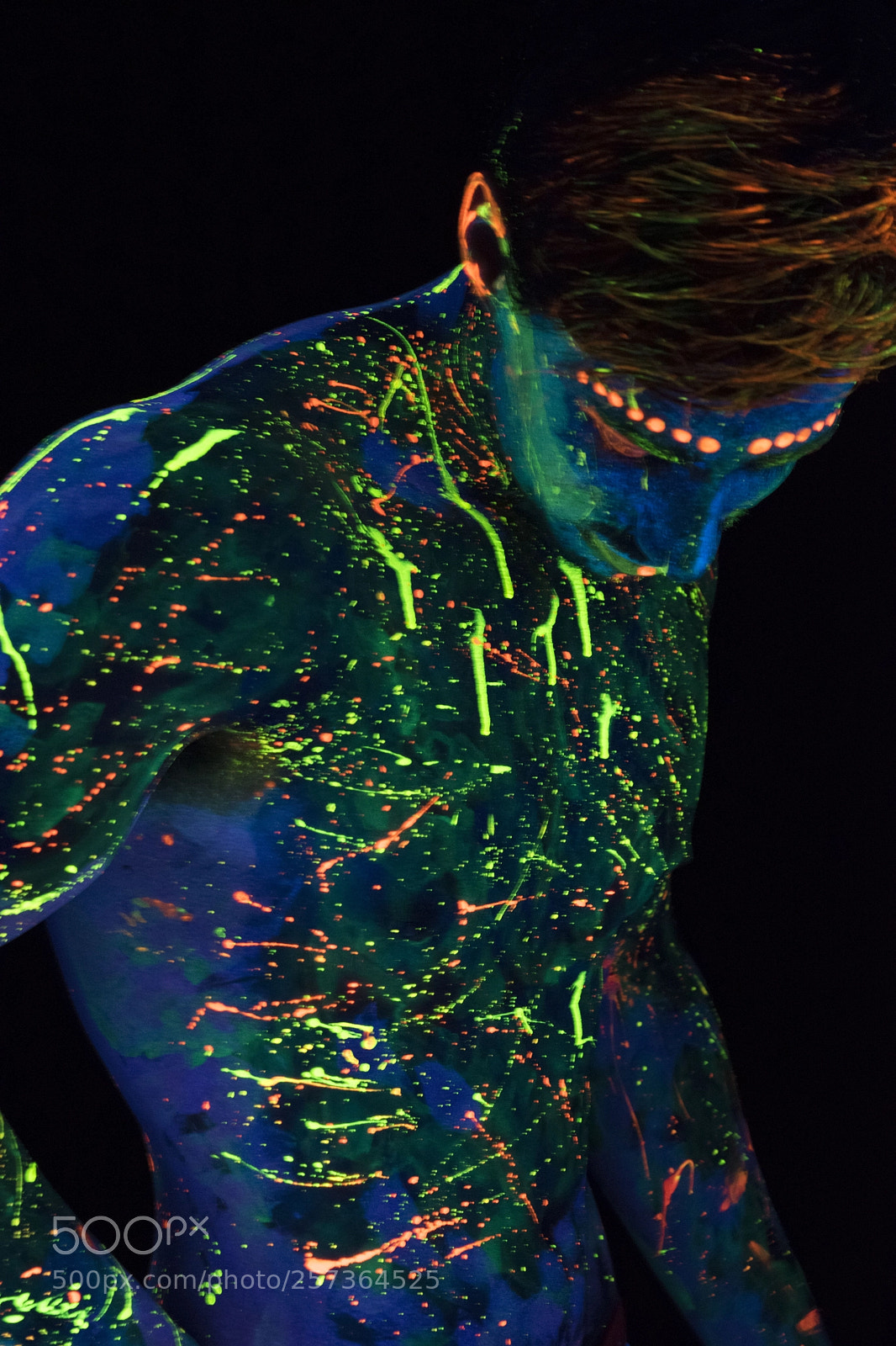 Nikon D3300 sample photo. His body in ultraviolet photography