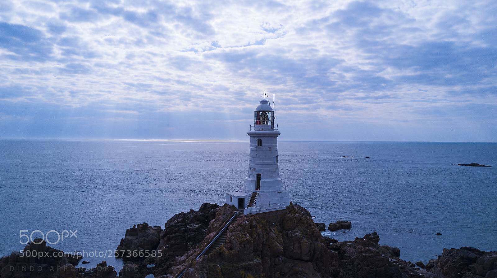 DJI FC220 sample photo. Lighthouse corbiere photography