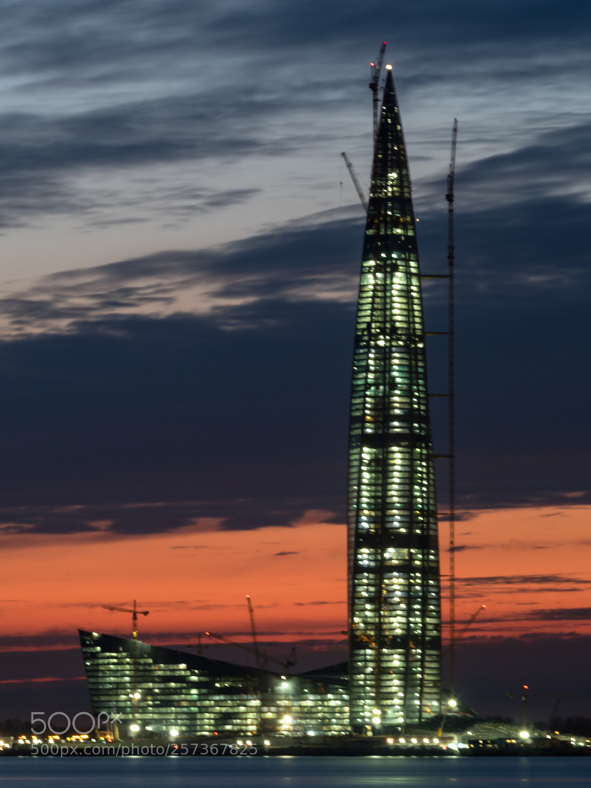 Olympus OM-D E-M5 II sample photo. Lakhta center, gazprom's main photography