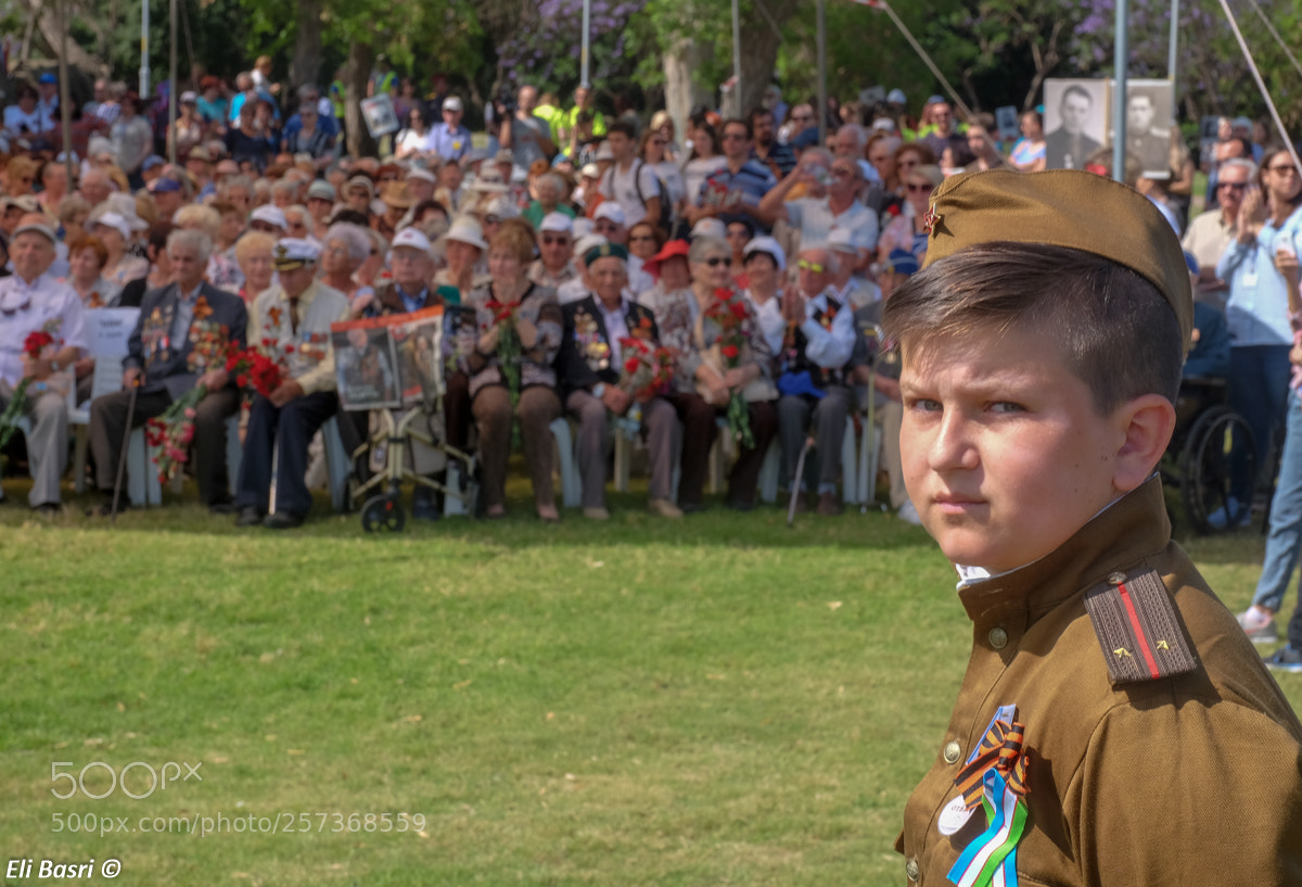 Fujifilm X-T1 sample photo. Veteran ww2 ceremony photography