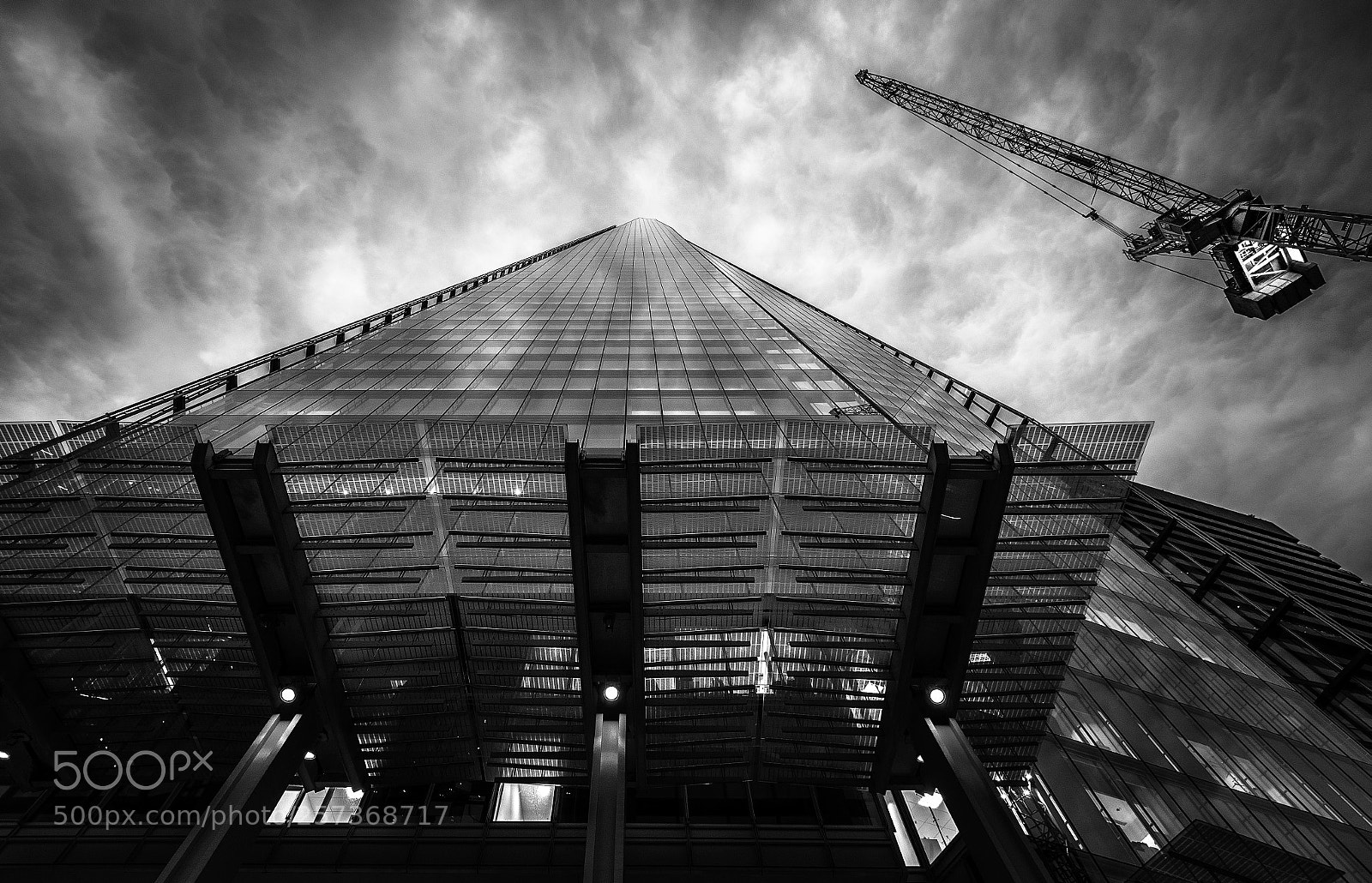 Nikon D750 sample photo. The shard, clouds and photography