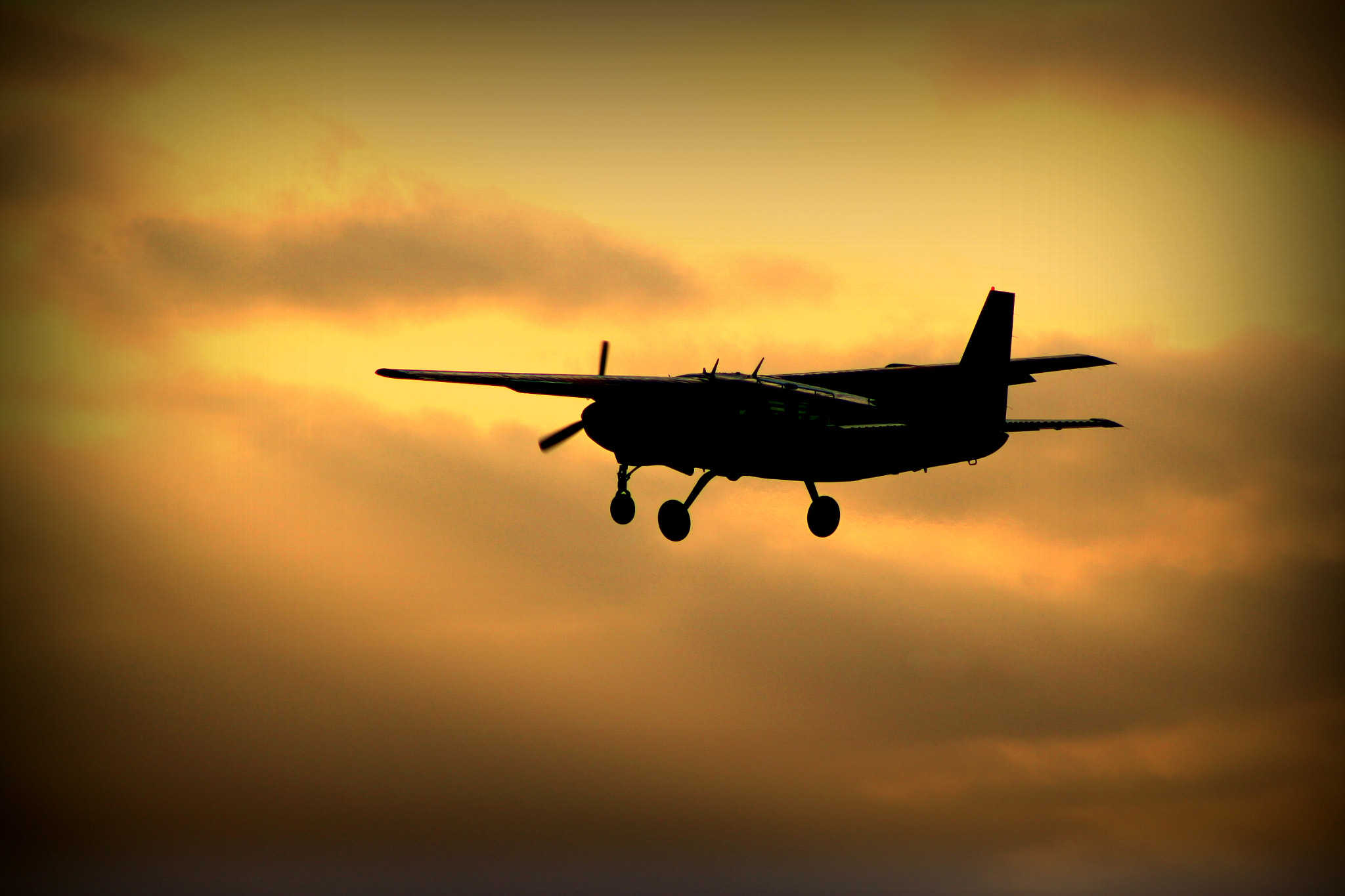 Canon EF 75-300mm f/4-5.6 sample photo. Sunset  take off photography