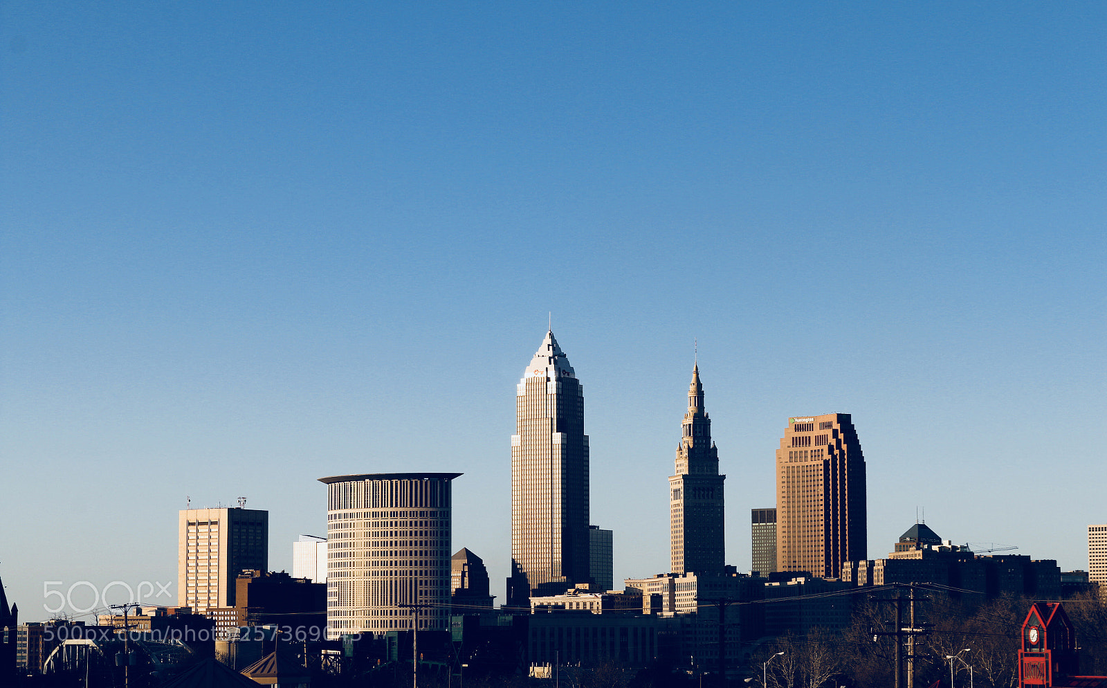 Canon EOS 70D sample photo. Cleveland skyline photography