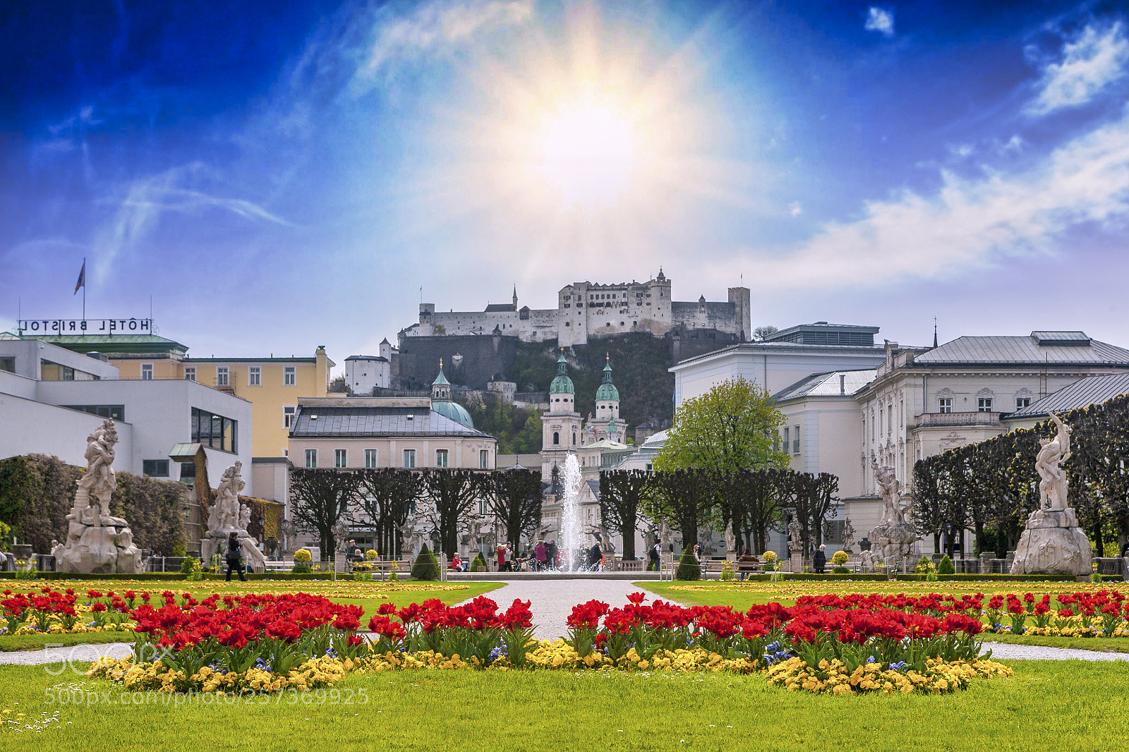 Canon EOS 5D sample photo. Mirabellgarten - salzburg photography