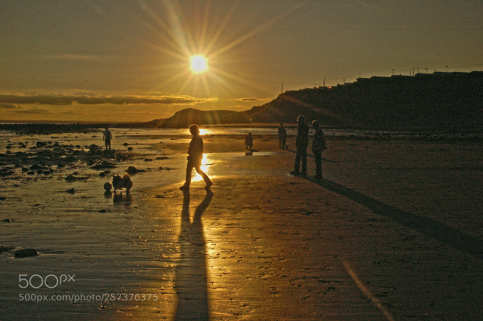 Nikon D50 sample photo. Sunset on the beach photography