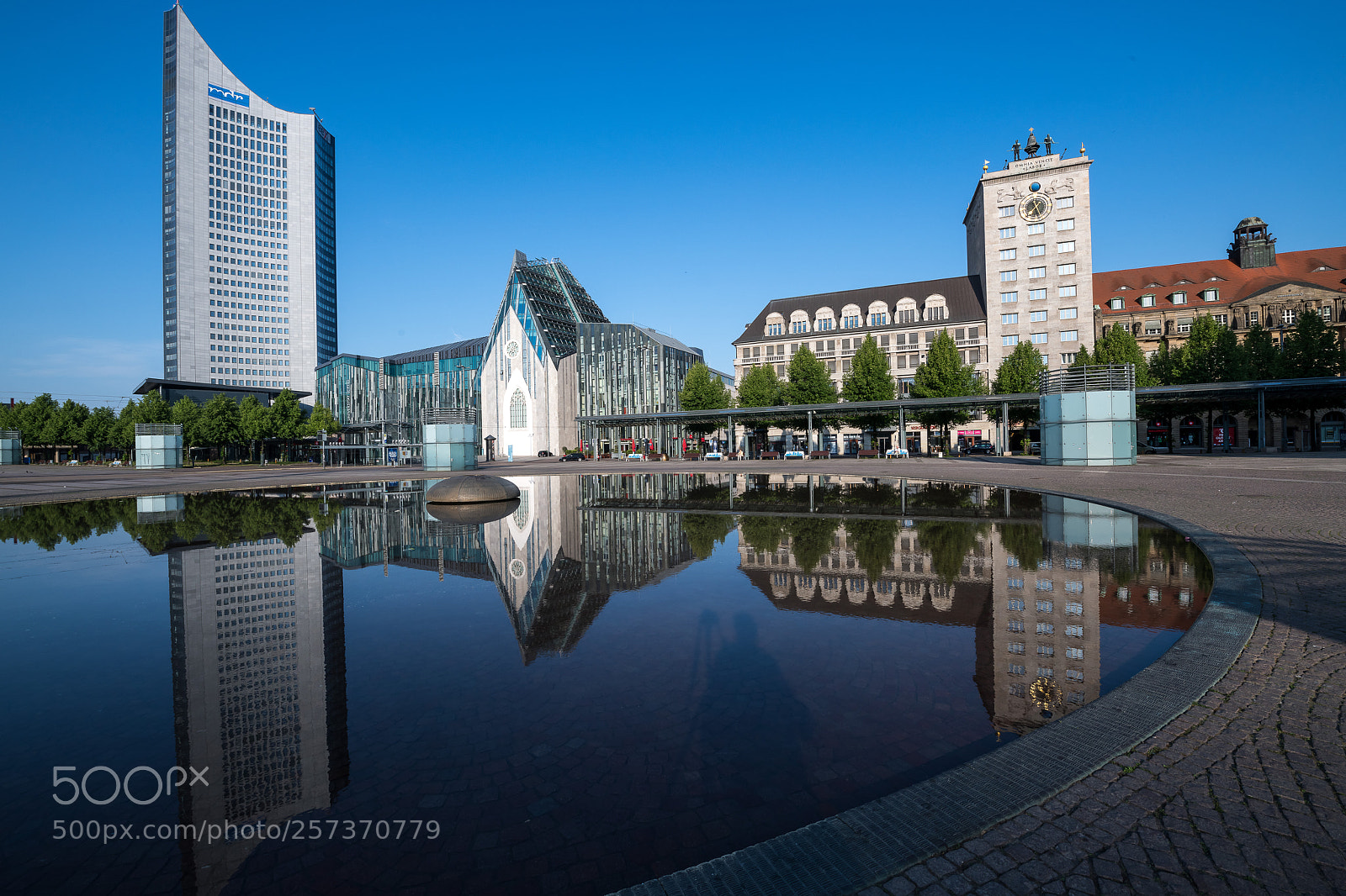 Nikon D850 sample photo. Skyline leipzig photography
